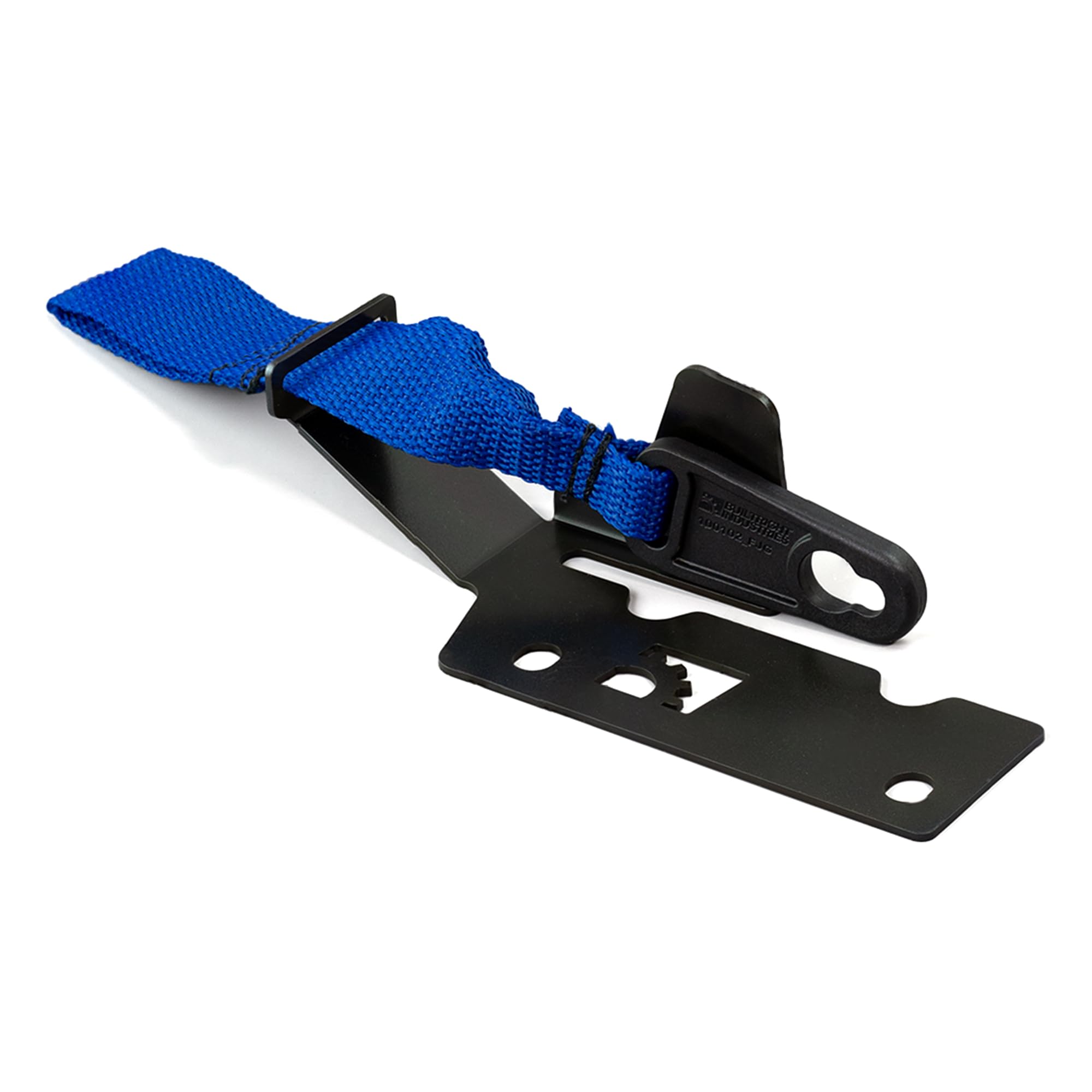 Builtright Industries Rear Seat Release With Blue Strap For Ford F-150 (2009+), F-250/350 (2017+)