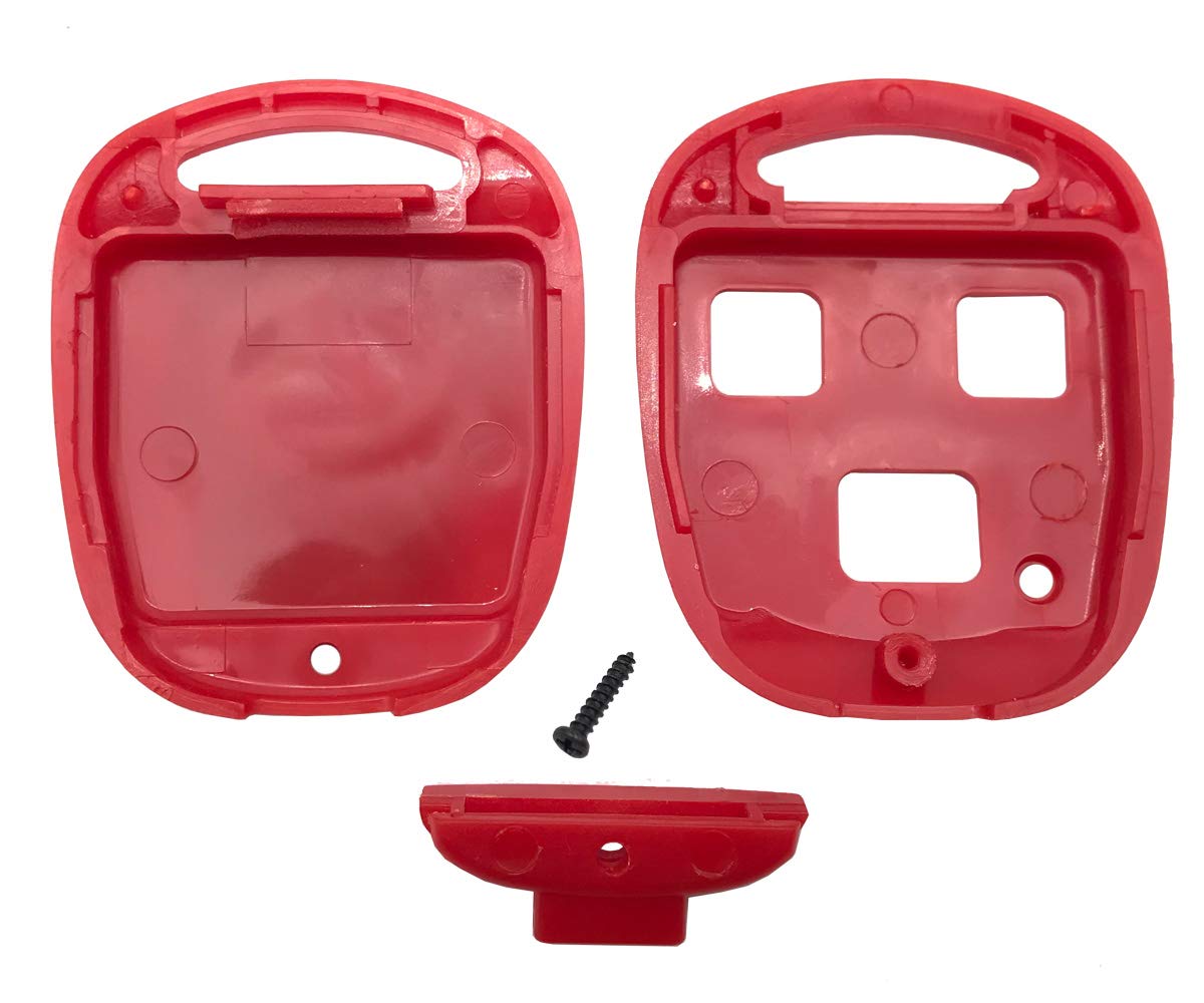 Horande Key Fob Cover for Lexus ES GS GX LS RX SC - Red, Model 13, Small Size, Keyless Entry Case Shell