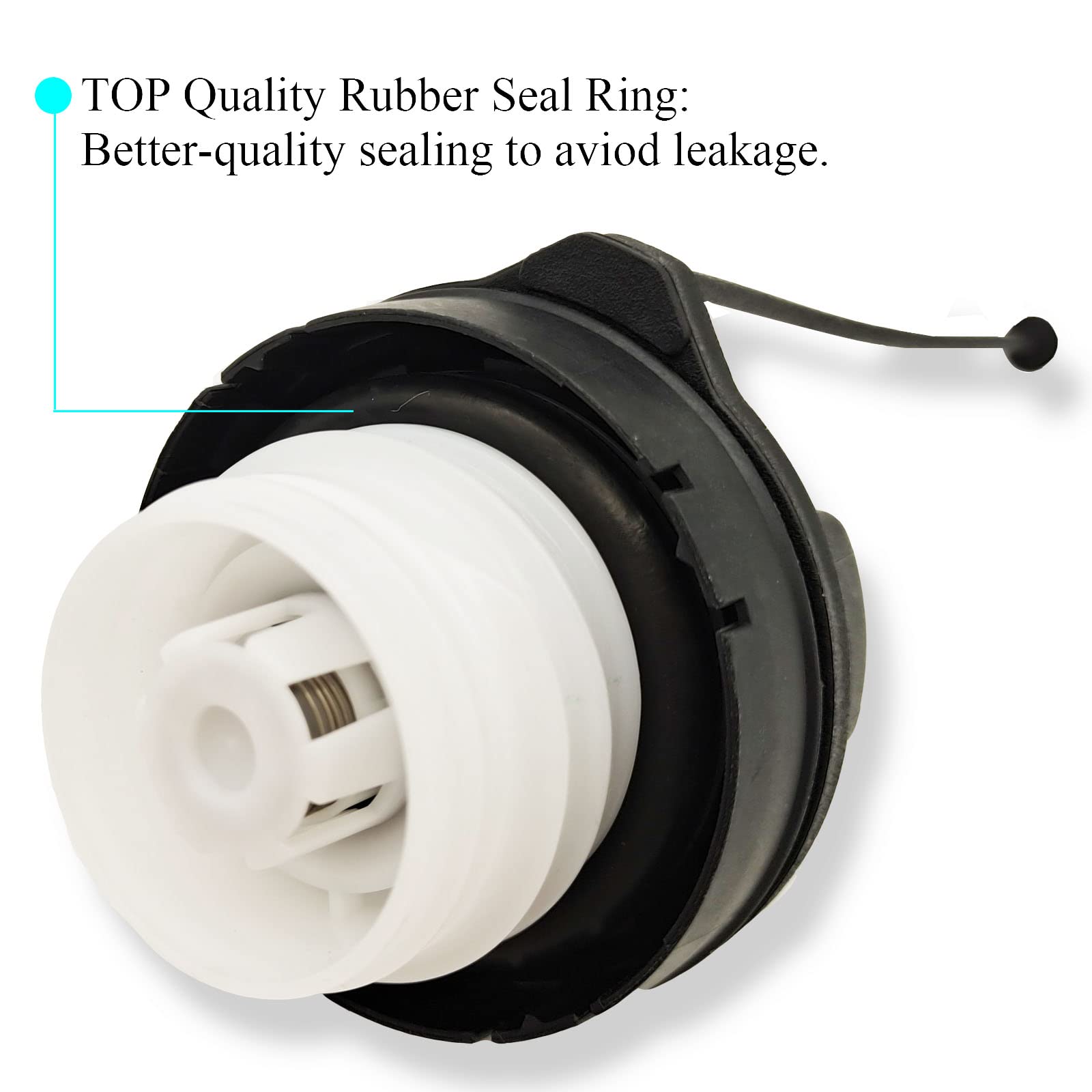 ZZCSZ Gas Cap 17670-T3W-A01 Replacement Fuel Tank Gas Cap Compatible with Honda Pilot Odyssey Insight HR-V Fit CR-V Crosstour Ci