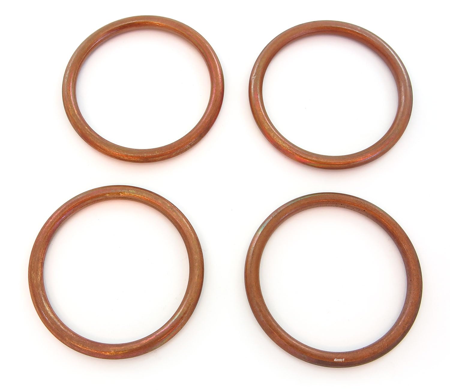Set Of 4 - Vesrah Exhaust Gasket - Compatible With Honda Ca175 Cl175 Cb400 Cm400 Cb450 Cm450 Cb650