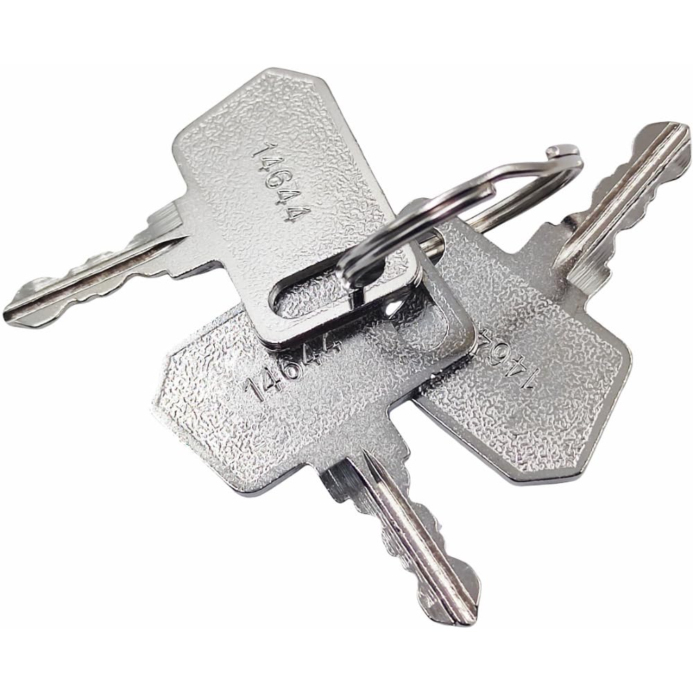 SPJIUQI 3PCS 361144 14644 M516 15271326 Ignition Keys Compatible with Terex Generation 7 Articulated Dump Truck ADT Hatz Yanmar 