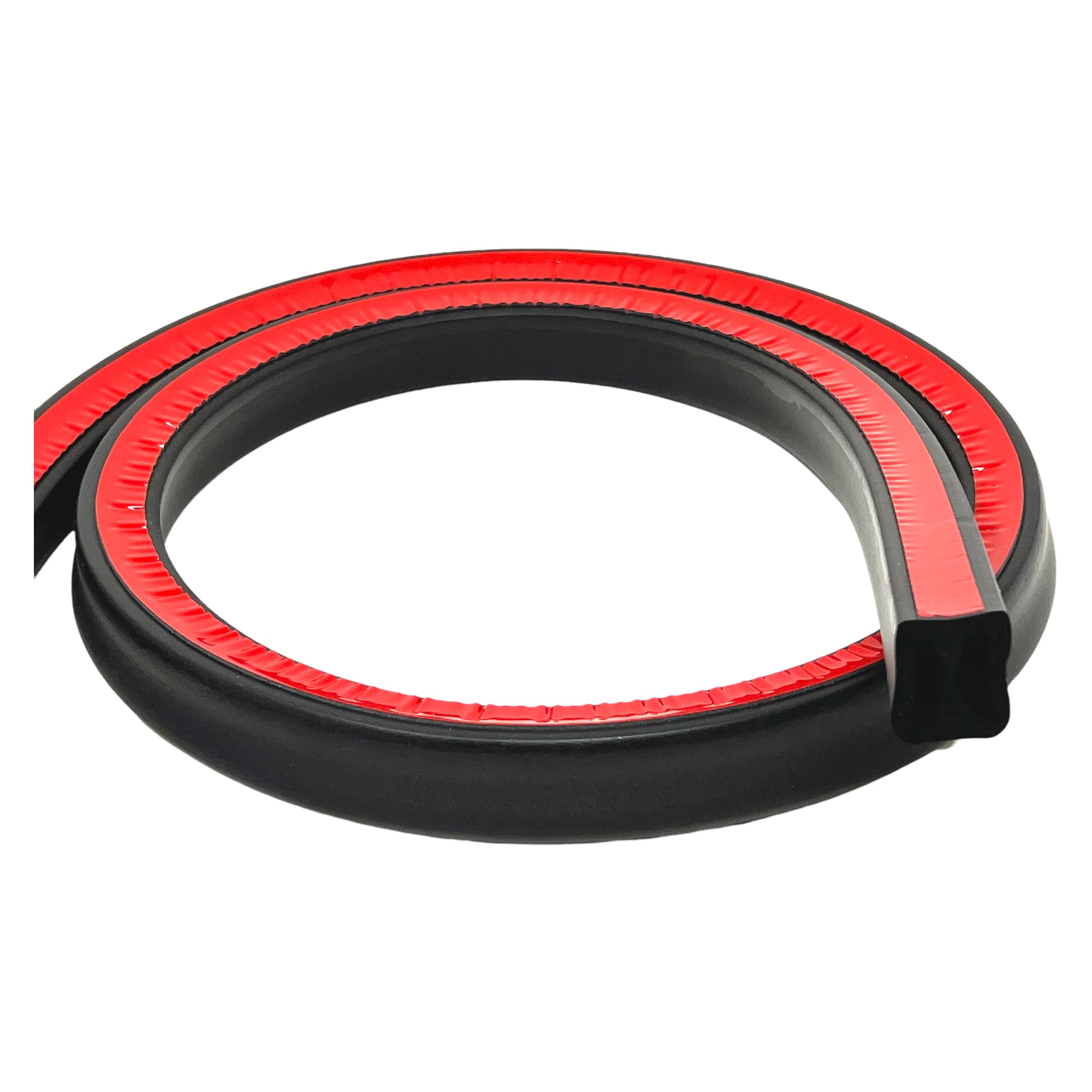 ESI Front Rail Seal XL - EPDM Rubber for Truck Caps, Fills Height Gap .488" to 1", Model FRSXL-66R