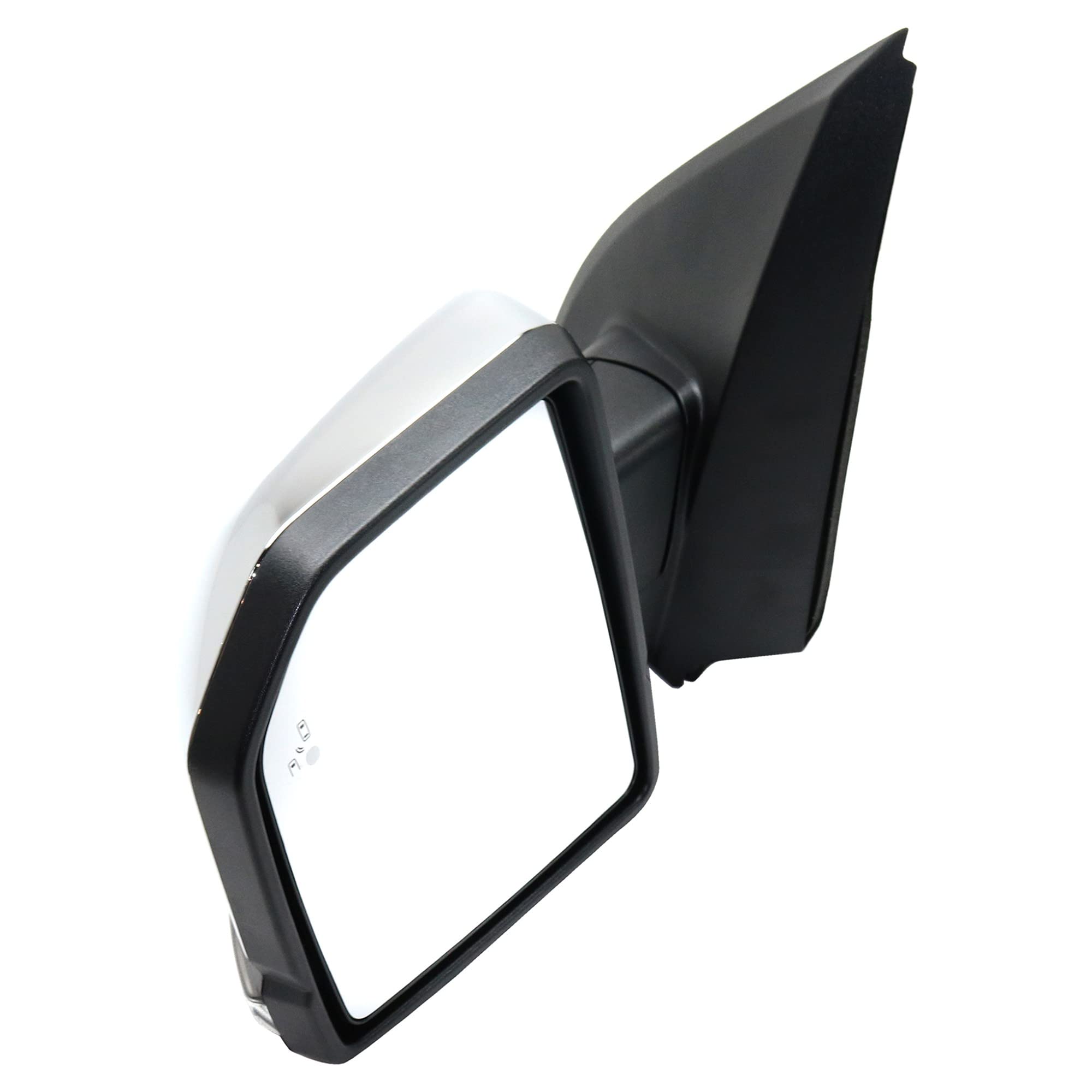 Kool-Vue Mirror Compatible with 2015-2017 Ford F-150 Driver Side In-housing Signal Light, Power Folding, Heated, With memory, Ch