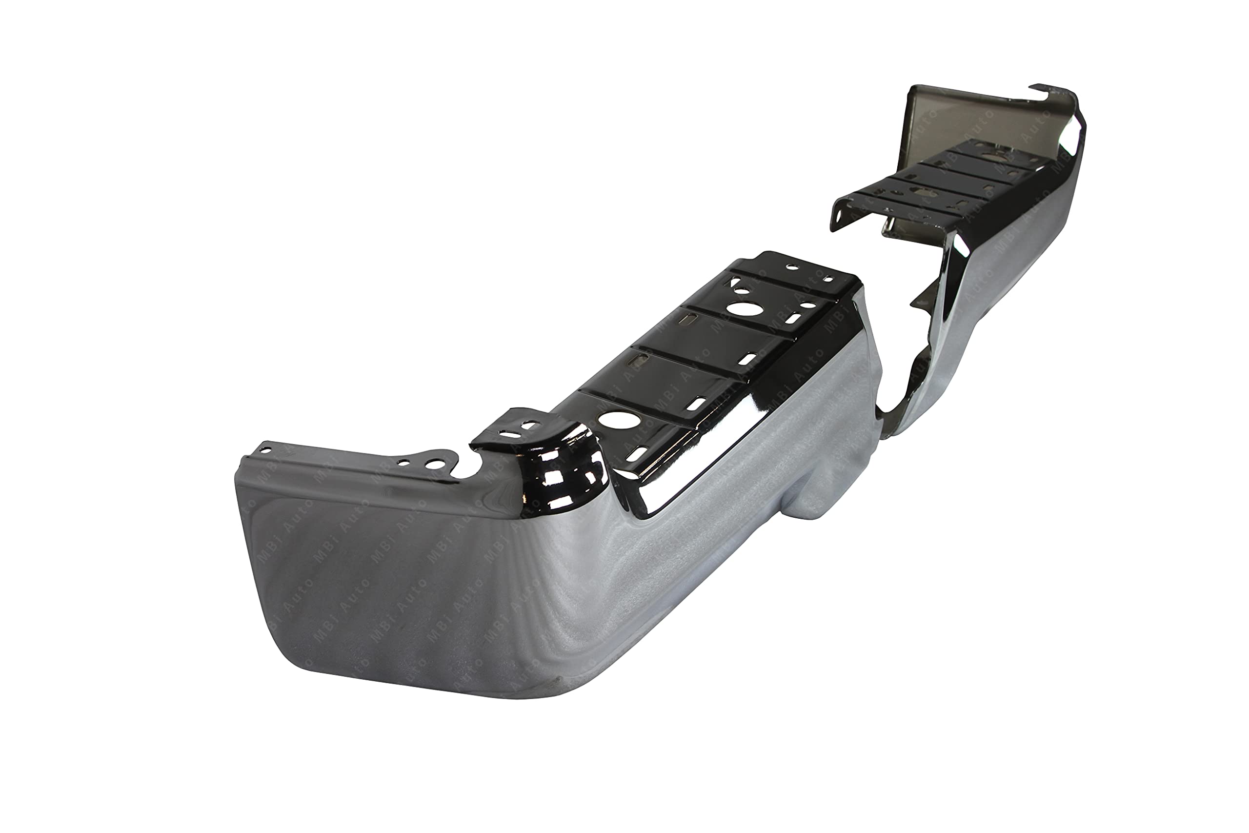 BUMPERS THAT DELIVER Chrome Steel Rear Bumper Face Bar Ends for 2017-2022 Ford F-250 F-350 Super Duty, Extra Large