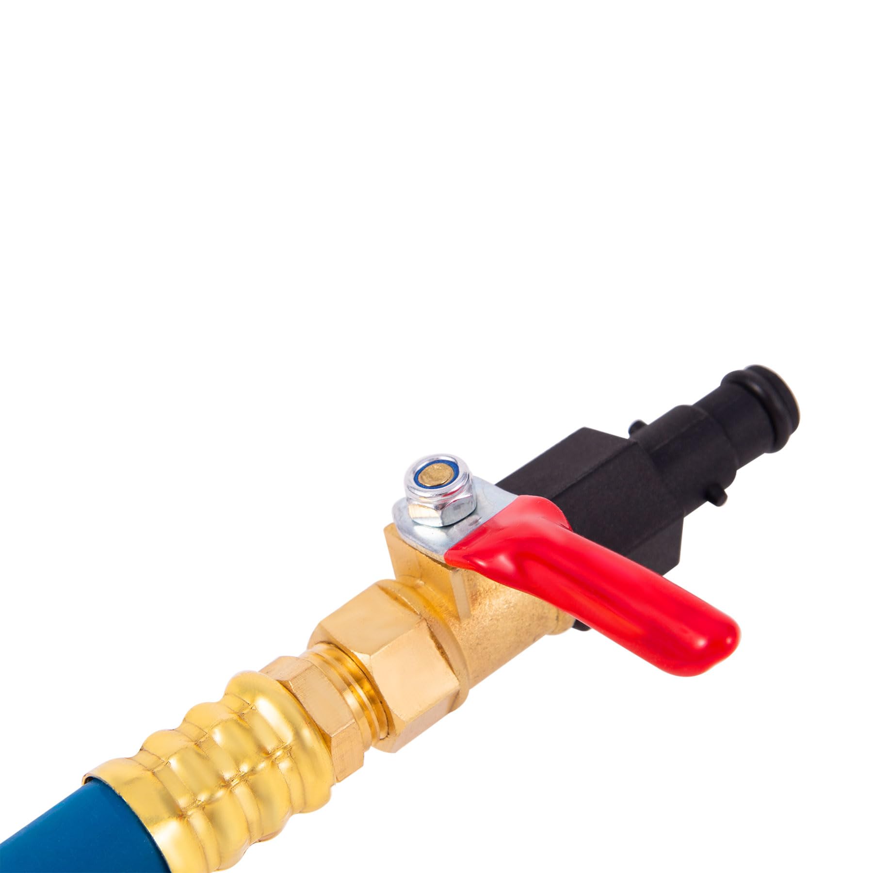 Breezliy Jet Boat Flush Fitting Kit - Blue, Brass Material, Compatible with Yamaha PWC WaveRunner, FXHO, VX Deluxe, GP1800
