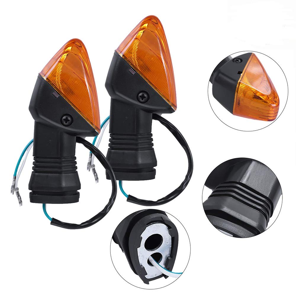 Zreneyfex Front Rear Turn Signal Indicator Lamp Fits KAWASAKI ZX-6R ZX-6RR KLE500 KLE 650 KLR650 Z750S