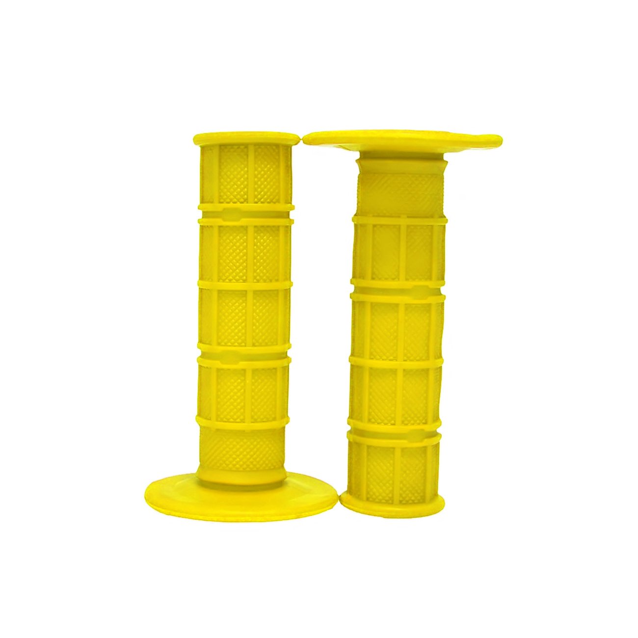 7/8'' Practical Motorcycle Hand Grips Dirt Bike Motocross Gel Handlebar 2Pc- Yellow