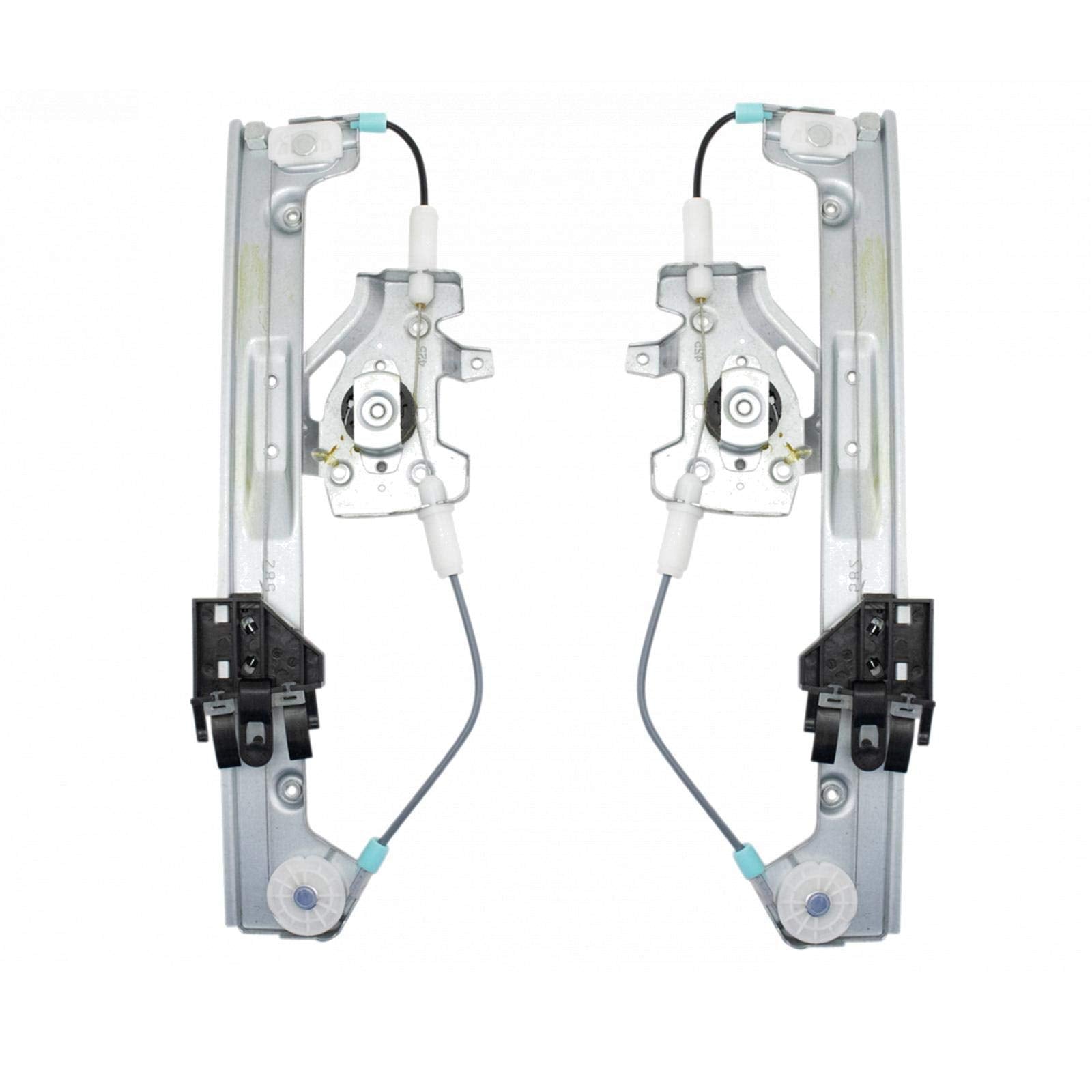 Trq Rear Power Window Regulator Set Compatible With 2000-2007 Ford Focus