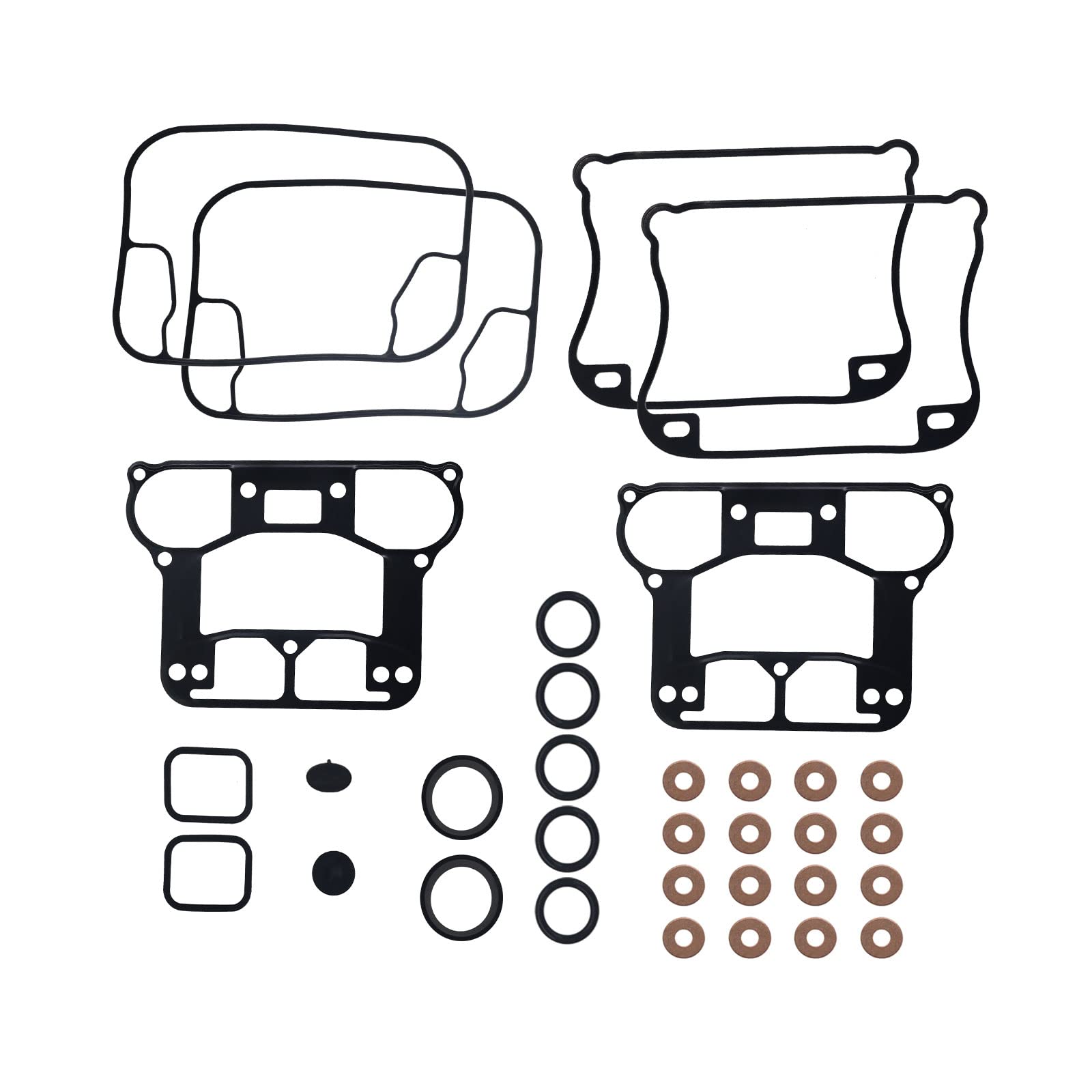 Carbpro 17030-91 Rocker Box Gasket Kit fit for 1989-2003 Harley Sportster 883 Sportster 1200 XL883 Hugger Deluxe XLH883 XL1200 X