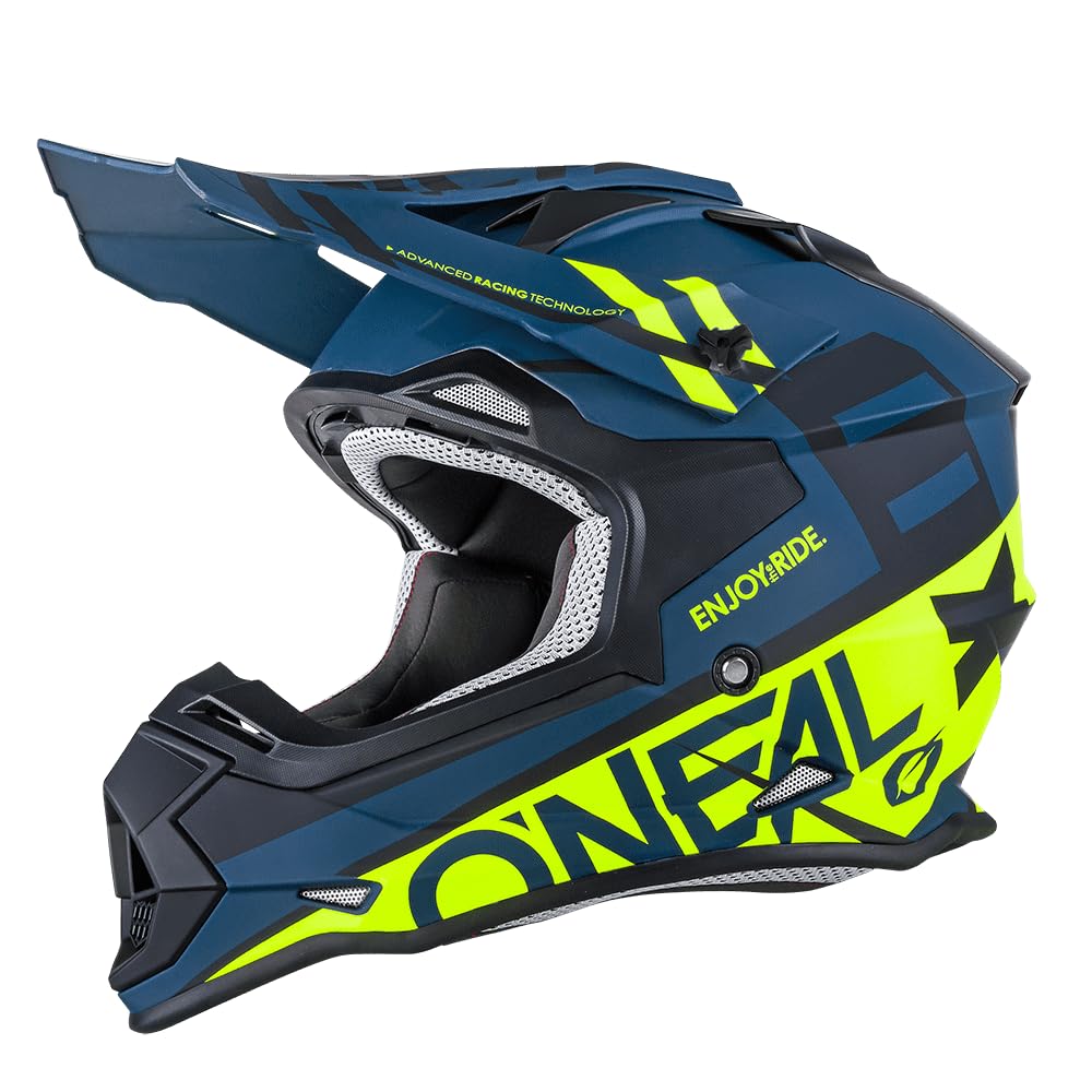 O'Neal - 0200-213 2Series Adult Helmet, Spyde (Black/Hi-Vis, Md)