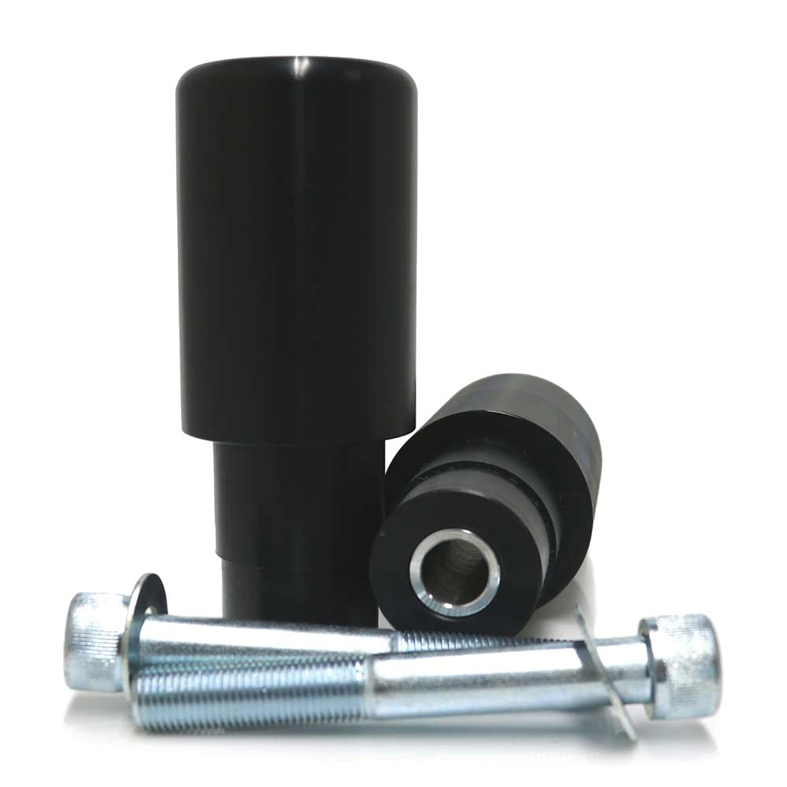 Shogun Yam YZF-R7 R7 2022 2023 Black No Cut Frame Sliders - 750-6619 - Made in The USA