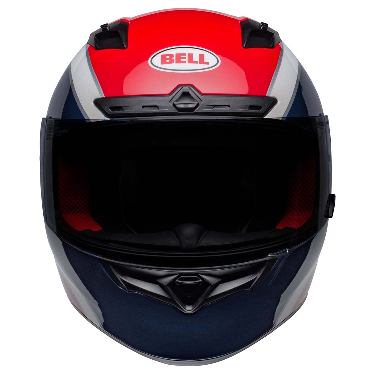Bell Qualifier Dlx Mips Street Helmet (Classic Gloss Navy/Red - 2X-Large)
