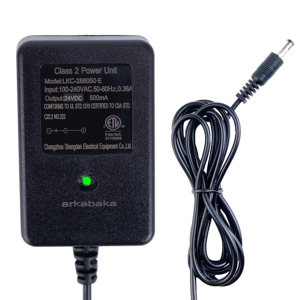ARKABAKA 24V Charger for Ride-On Toys, Black, Model 24v500202, Compatible with 24 Volt Battery Ride-On Cars and SUVs