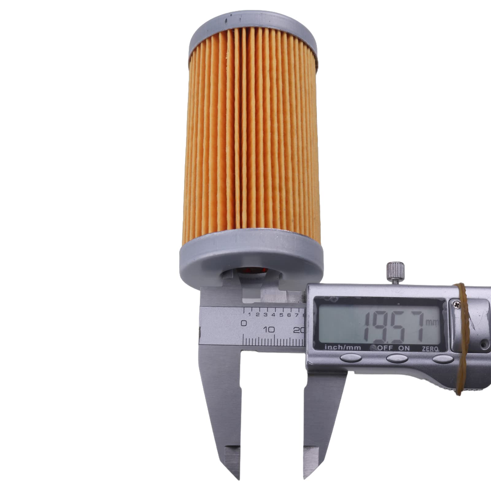 IEQFUE 15521-43160 19244-87110 1A001-43160 Fuel Filter with O-ring & Spring Compatible with Kubota L235 L2550 L3750 M4700 M4700D