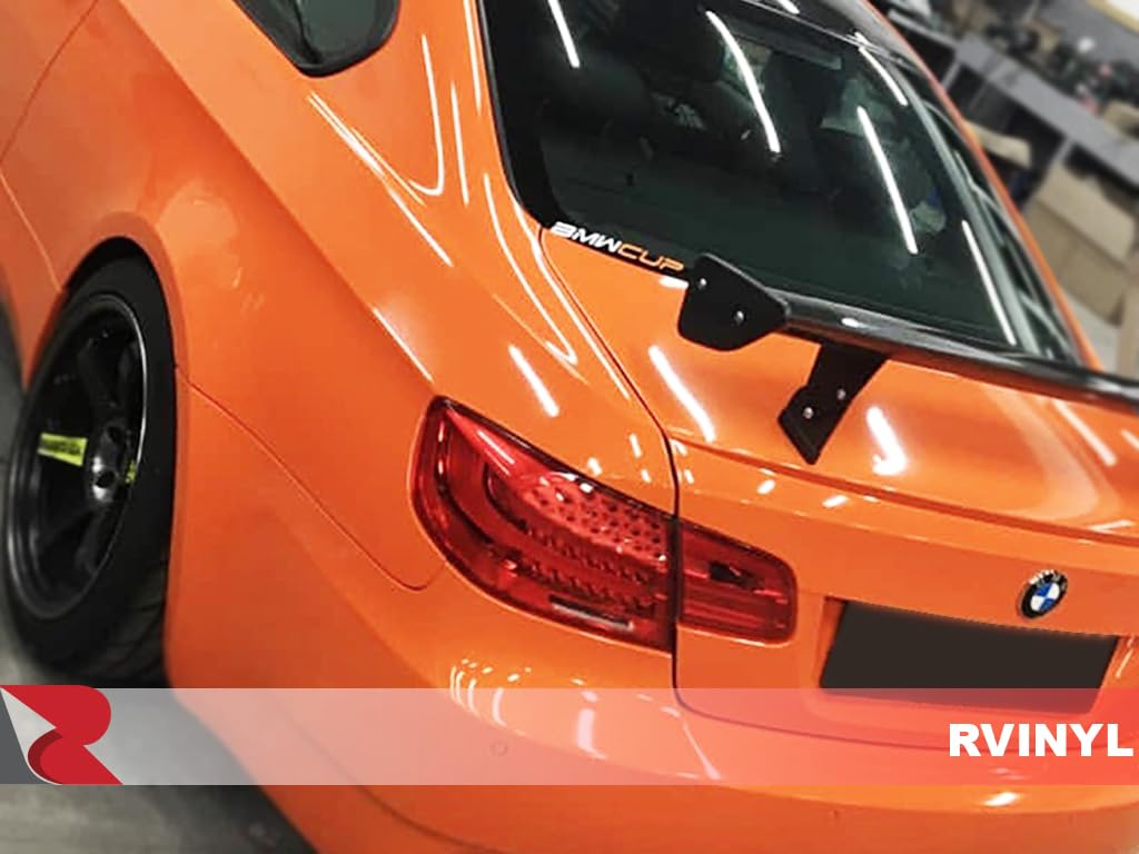 Avery Dennison Sw900 370-O In Gloss Orange - Dual Layered Vinyl Car Supreme Wrapping Film - 2Ft X 5Ft - Vehicle Sheet Roll