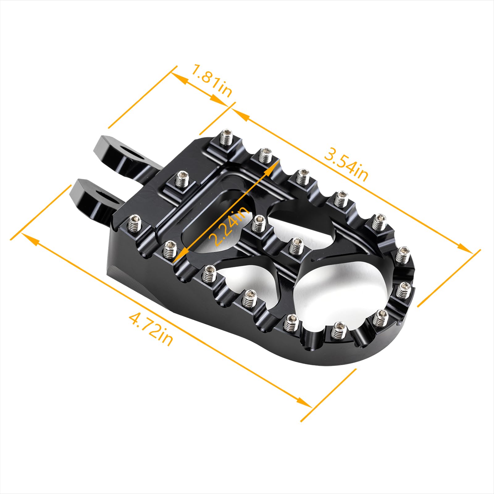 Hopider Sur Ron Foot Pegs, Motorcycle Foot Pegs Dirt Bike CNC Footpegs Foot Pedals Rests Compatible with Sur Ron Light Bee S/X S