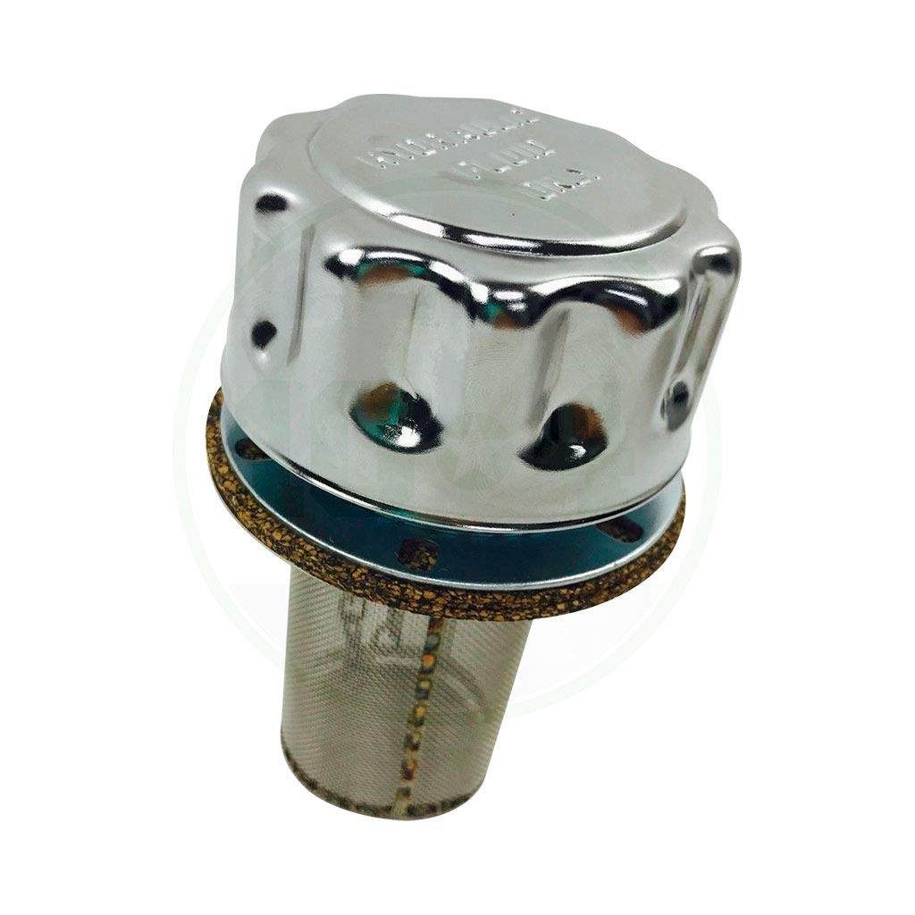 Buyers Products Hydraulic Filler-Strainer Breather Cap, 40 Micron Filtration, Model TFA005715, Gray