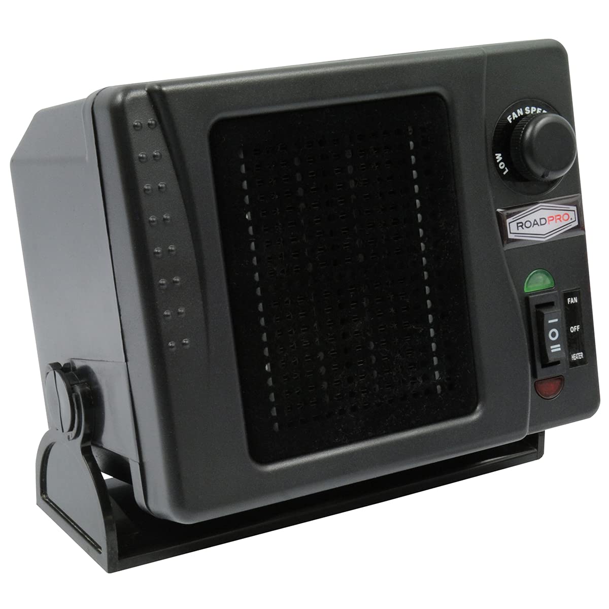 RoadPro 12V Ceramic Heater/Fan - Compact 12-Volt Portable Heating Solution