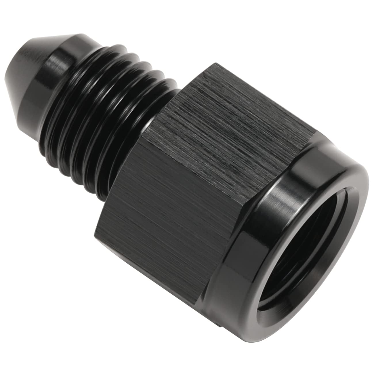 Podavelle 4An Female To 3An Male Flare Reducer Adapter Fitting Connector Aluminum Black