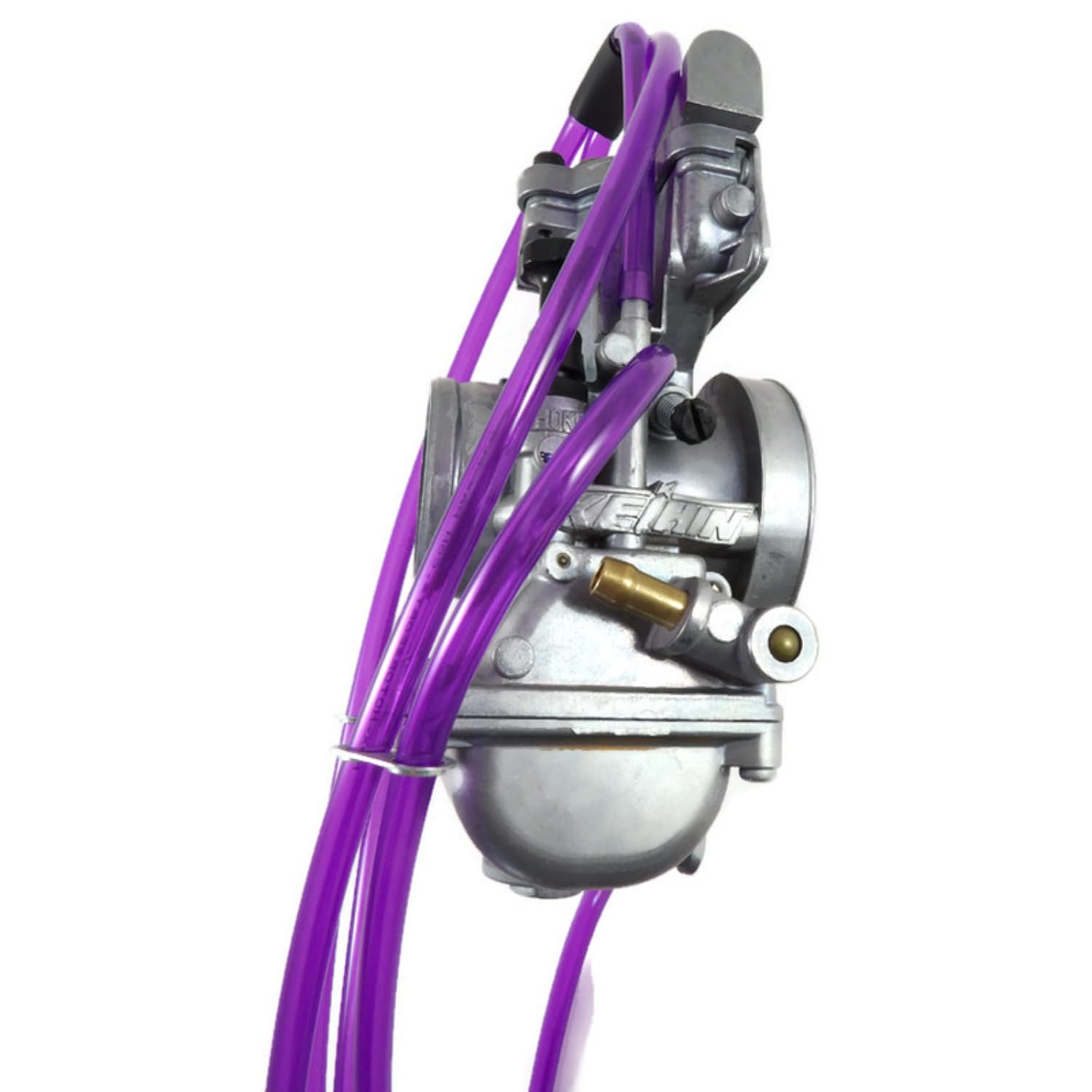 Max-Motorsports Universal 4mm ID Carburetor Vent Hose Kit, 10ft, Polyurethane, Clear Purple, Model UNI10 for Keihin Mikuni Carb MX ATV