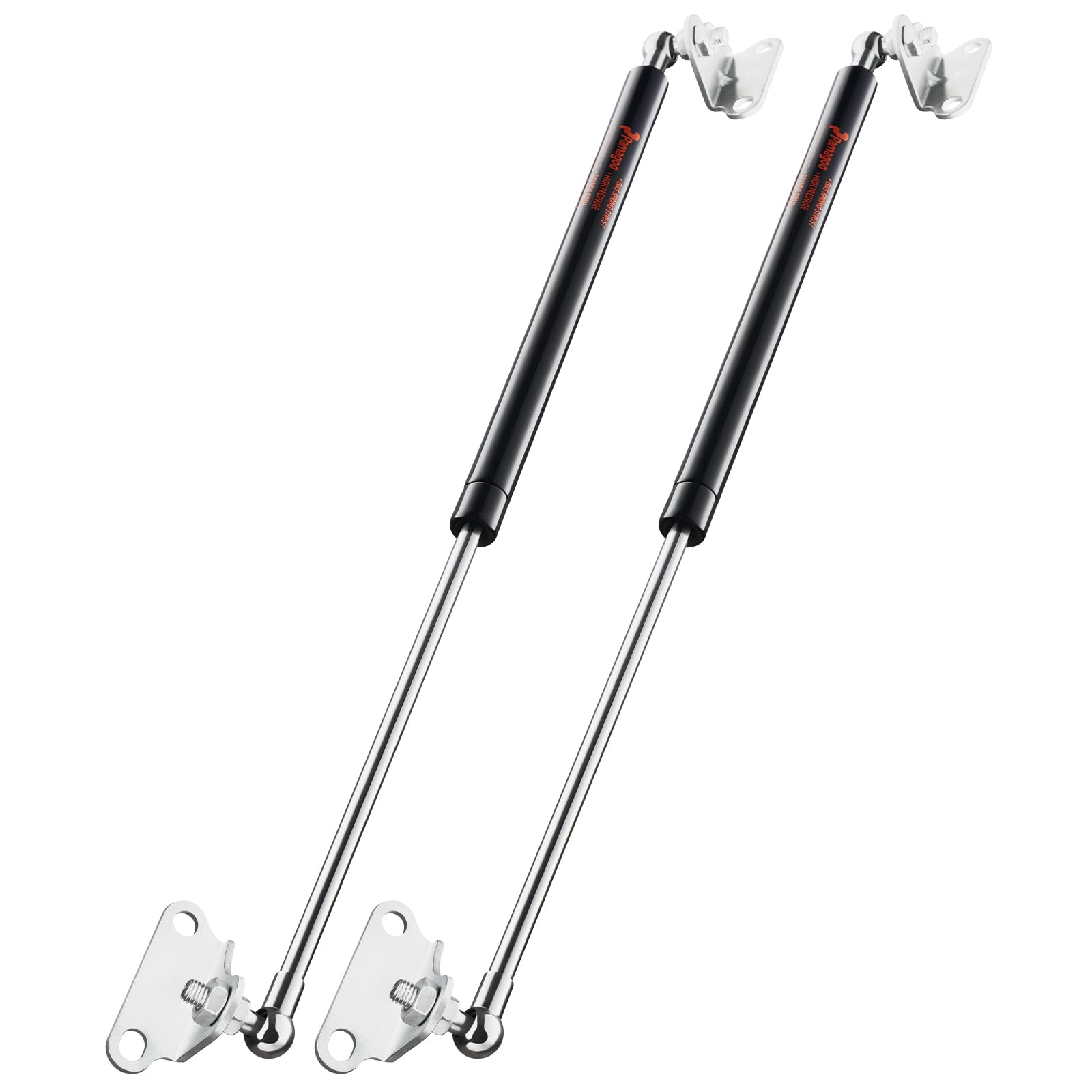 Pamagoo 30 Inch 150 Lbs Gas Strut Shocks, 668 N Per Prop With L-Type Mounts For Outdoor Bench Lid Heavy Duty Lid Cover Rv Bed Ba