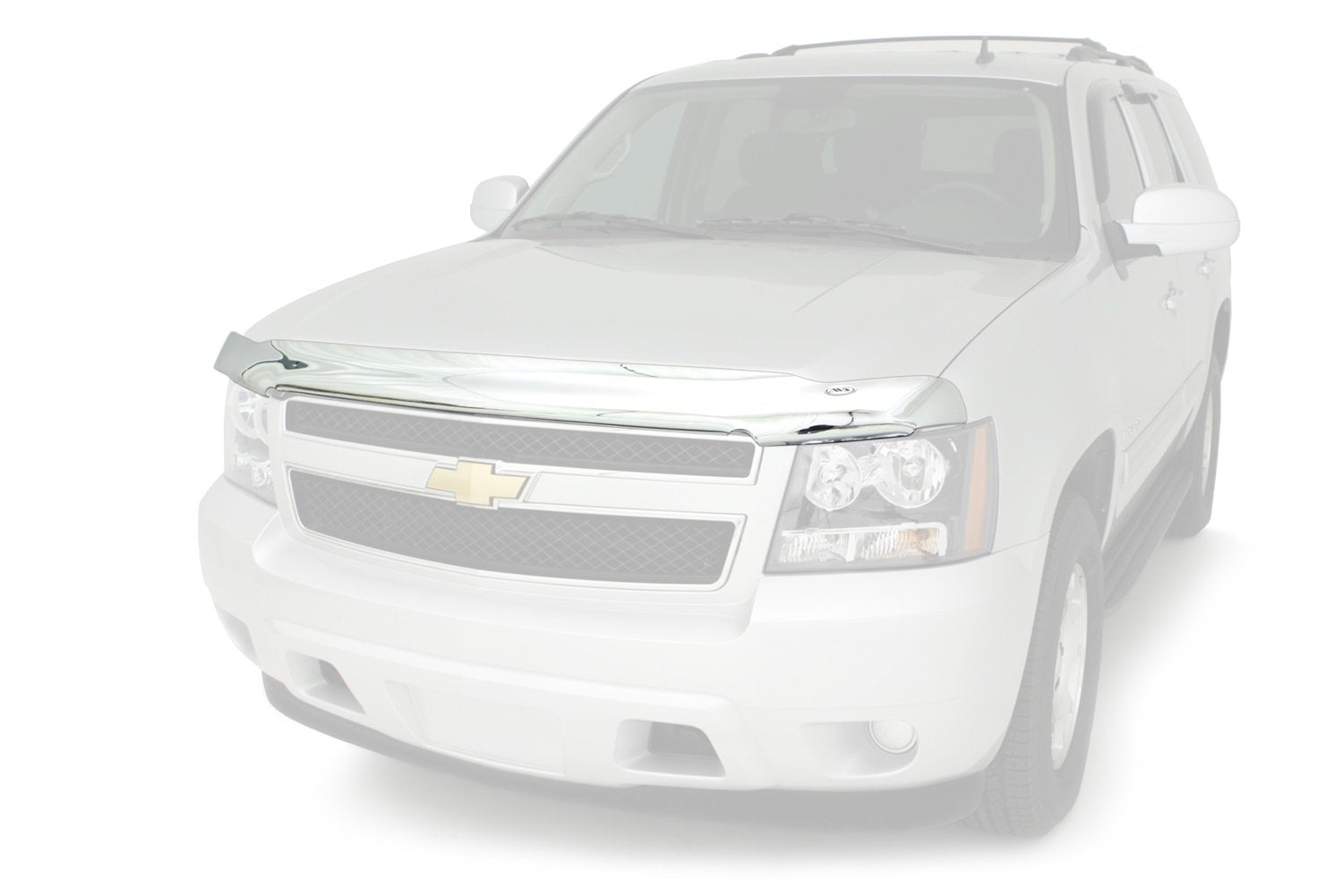 Auto Ventshade [Avs] Chrome Hood Shield / Protector | Fits 2015 - 2020 Ford F-150 (Excludes Raptor), 1 Pc. | Chrome - 680941