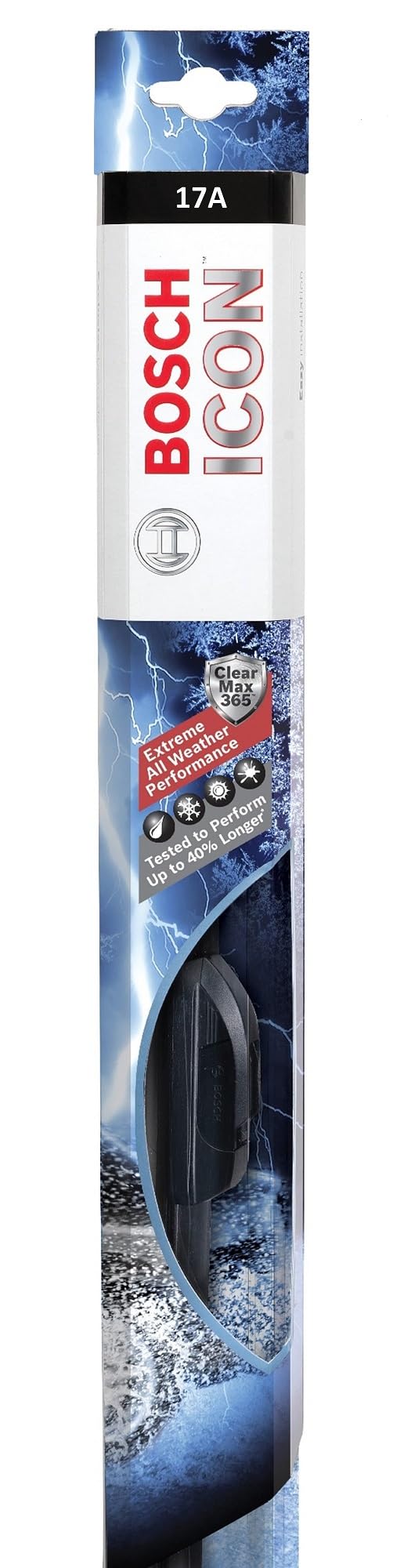 Bosch 17A Icon Premium Beam Wiper Blade; 17'' - Single