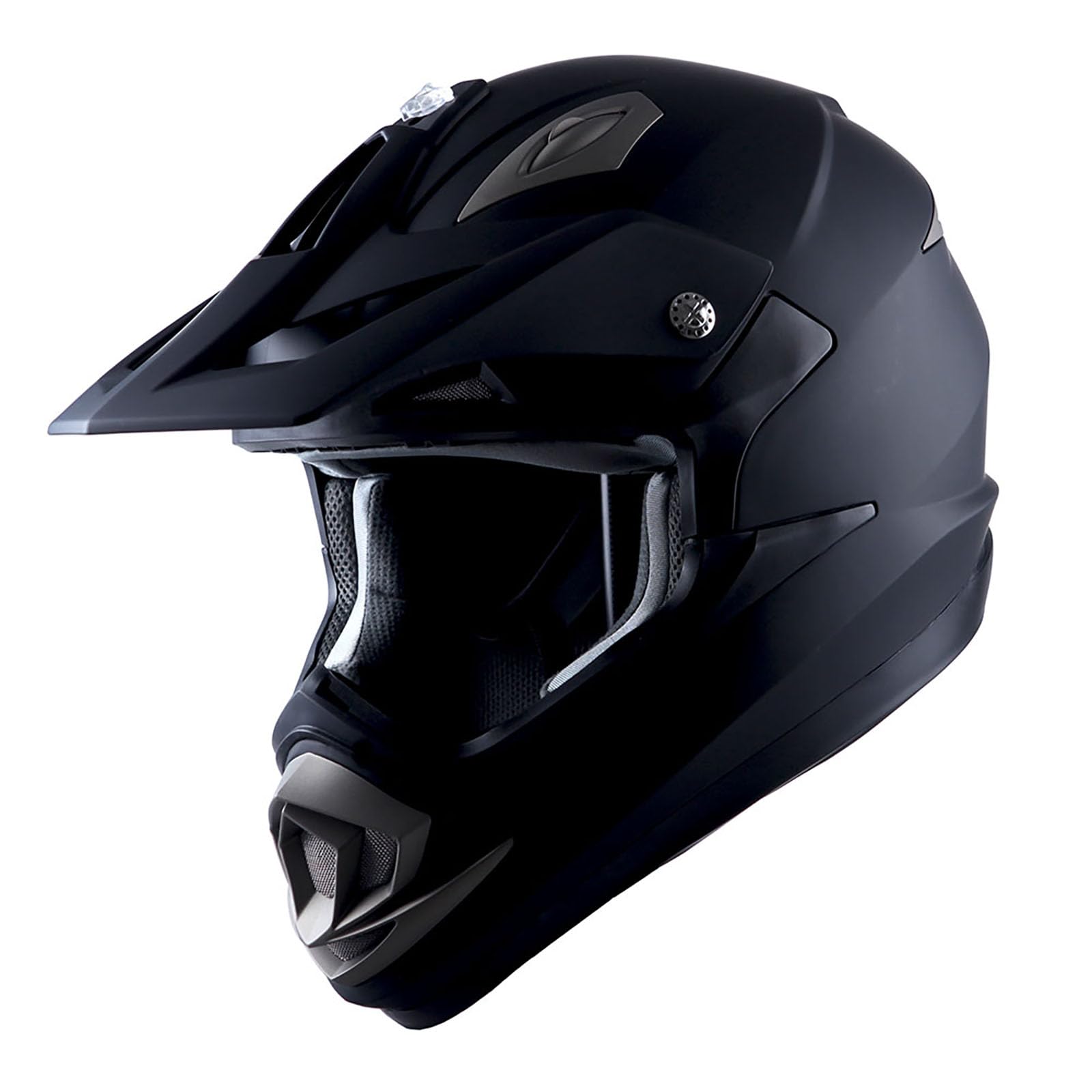 1Storm Adult Motocross Helmet Off Road Mx Bmx Atv Dirt Bike Mechanic Hgxp14B Matt Black