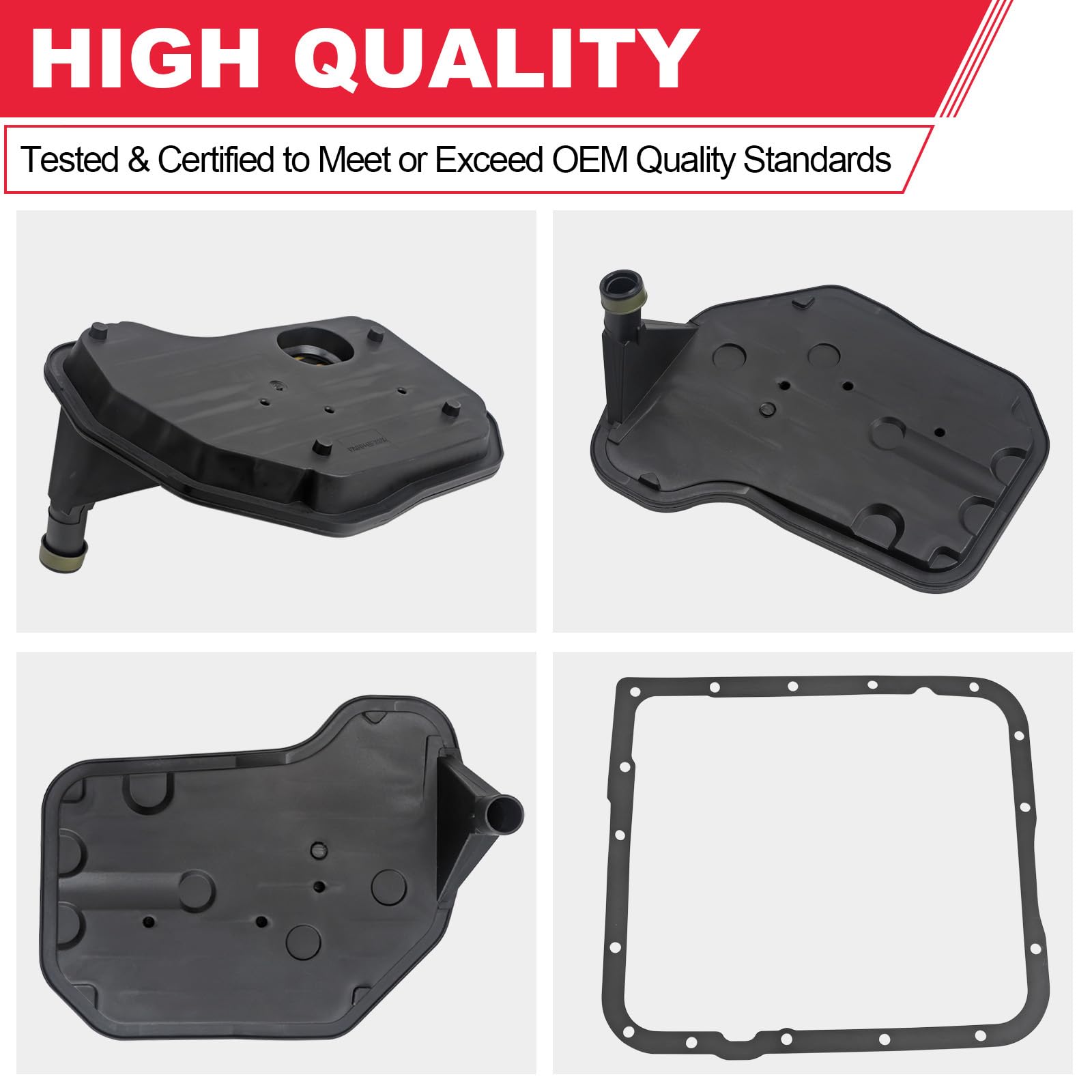 Fitede 4L60E Transmission Filter Kit with Gasket Fits for Chevy GMC Silverado 1500 Tahoe Savana Sierra Yukon Cadillac Buick Humm