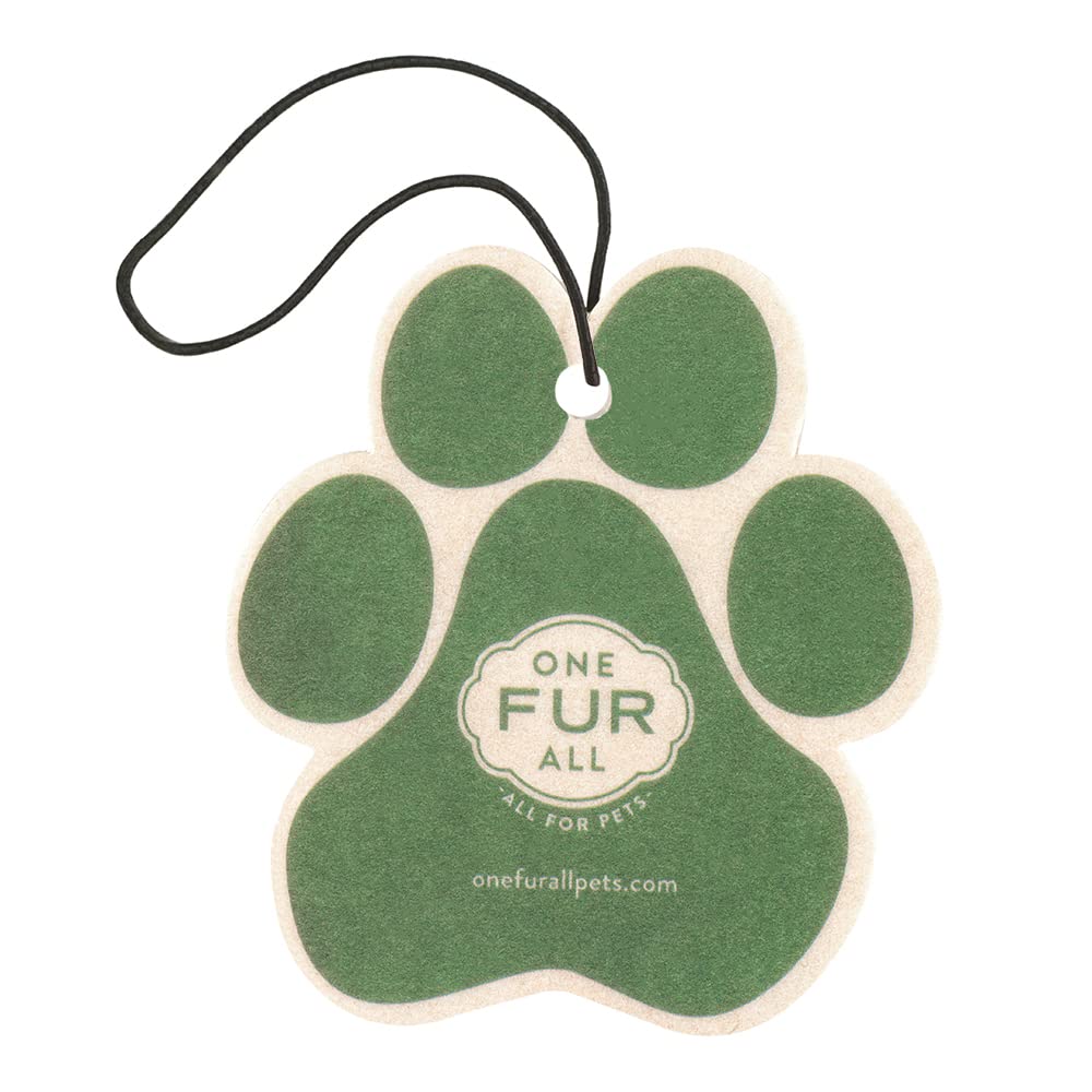 One Fur All Pet House Car Air Freshener, Pack Of 4 - Non-Toxic Auto Air Freshener, Pet Odor Eliminating Air Freshener For Car, I