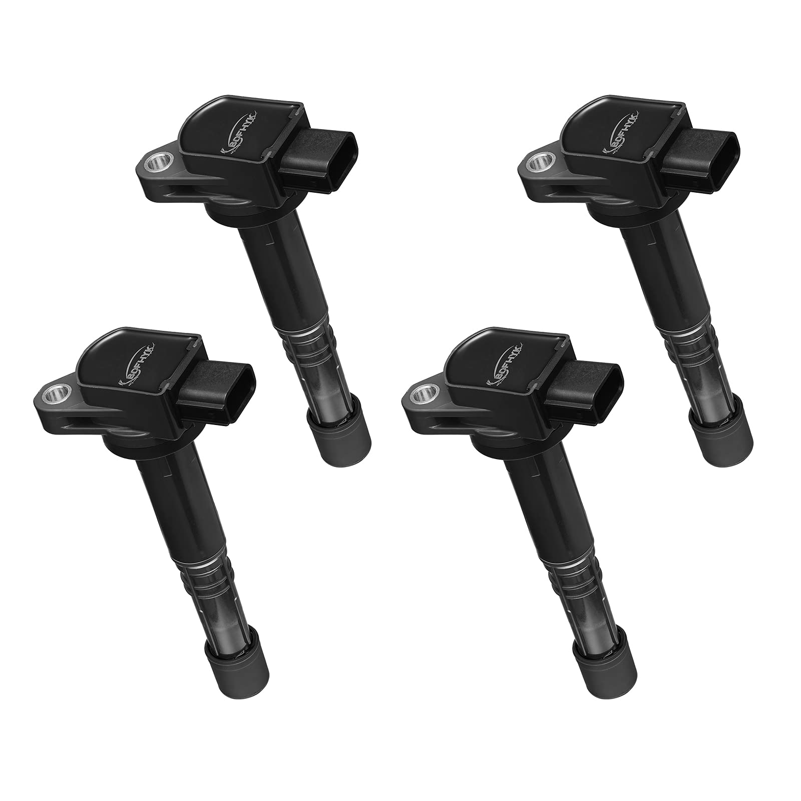 BDFHYK Ignition Coil Pack Set of 4 Compatible with Honda Accord Civic CR-V Element S2000 Acura RSX L4 2.0L 2.4L Replaces UF583 U