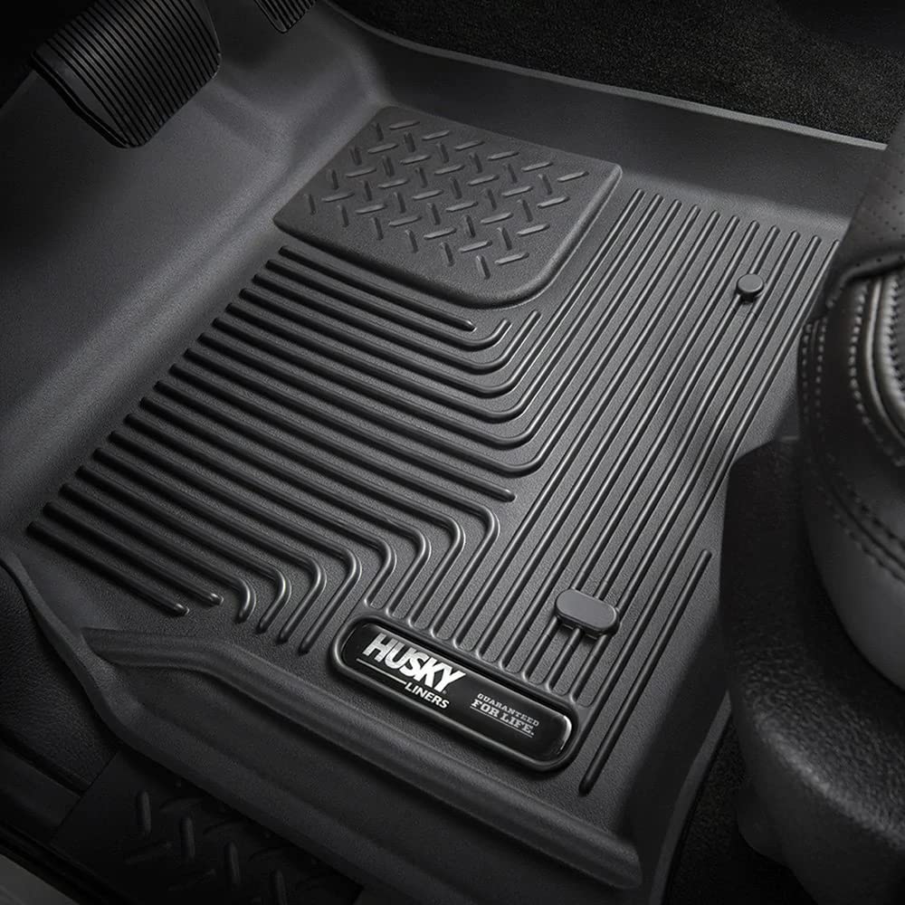Husky Liners X-Act Contour Floor Mats | Fits 2013-2020 Ford Fusion, 2013-2020 Lincoln Mkz | 2Nd Row, 1-Pc Black - 55581