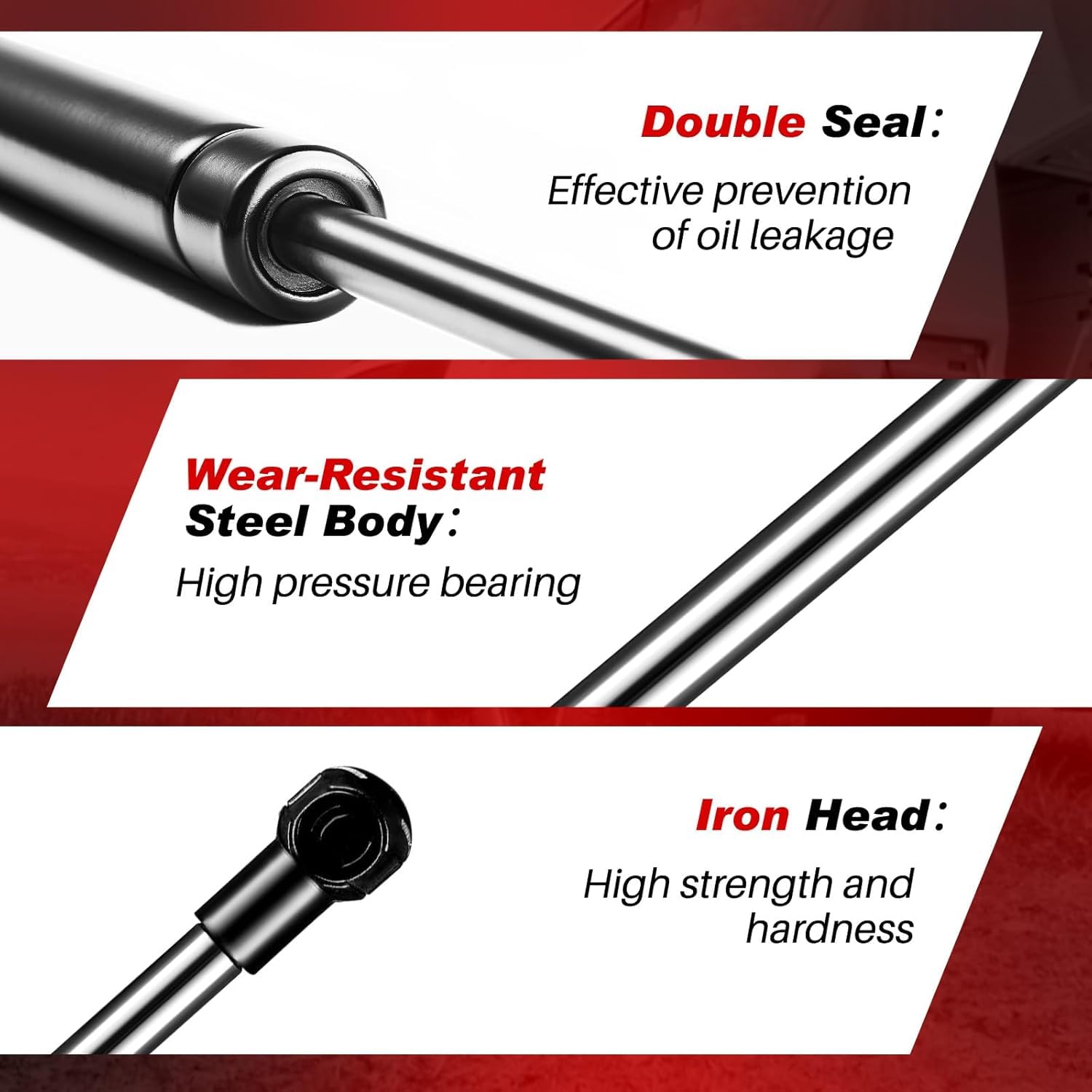 Iaqwe 28 Inch 40Lb/178N Gas Struts Lift Support For Tonneau Cover Boat Motor Hatch Basement Floor Door Truck Bed Outdoor Bench C