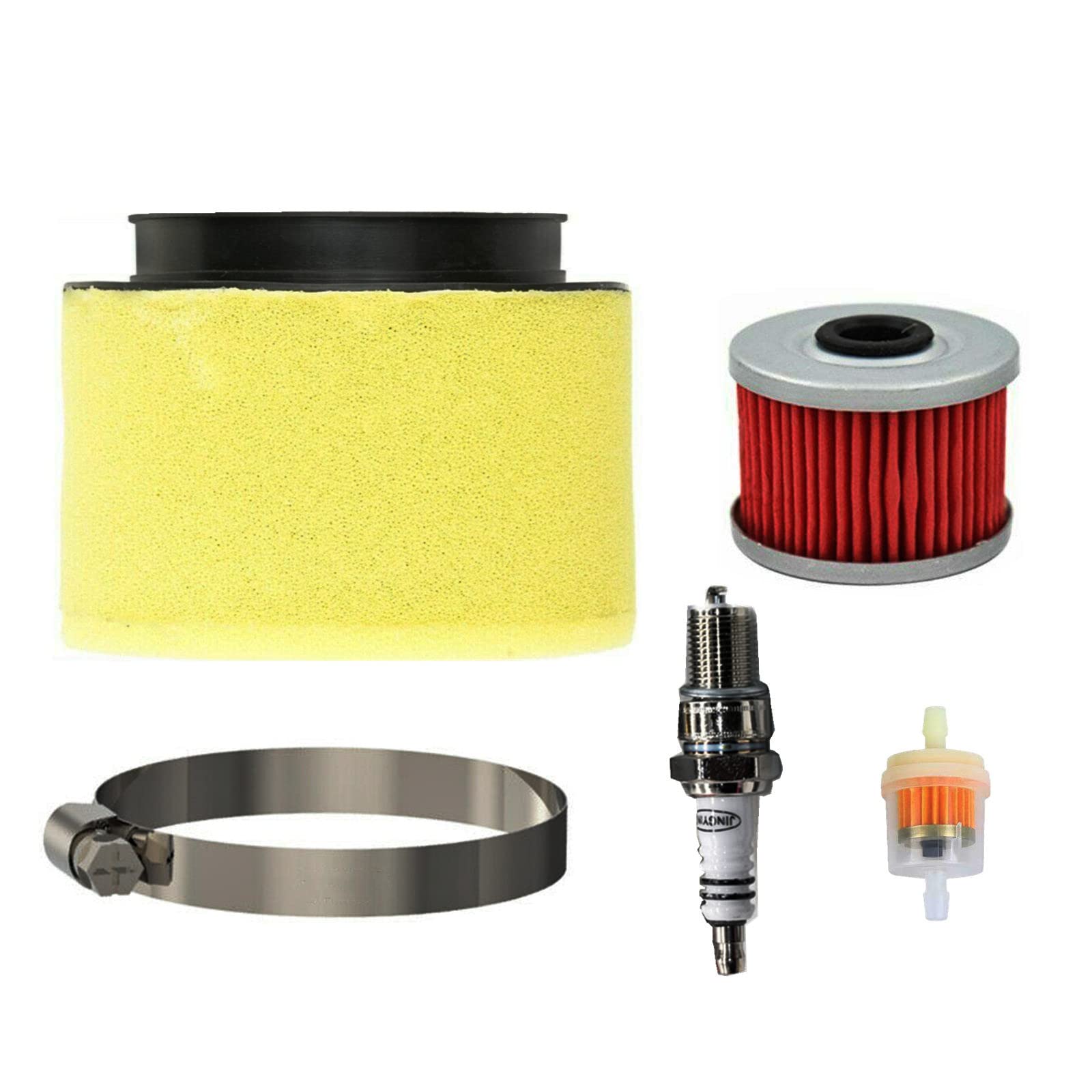 WHFZN Air Oil Filter Tune Up Kit for Honda ATC250ES Big Red 250, Model 17254-HA0-000, 1985-1987