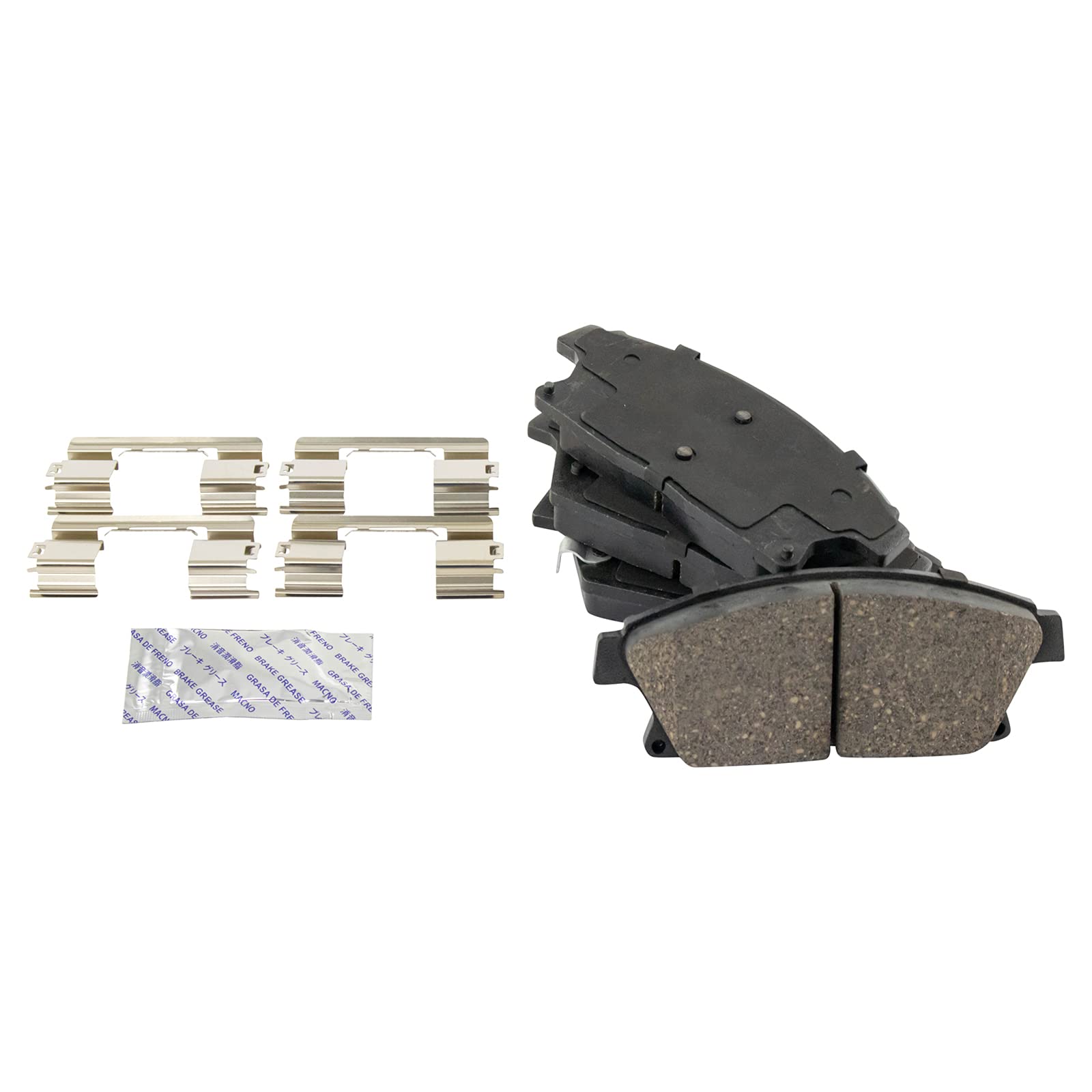 TRQ Front Brake Pads Ceramic Compatible with 2013-2017 Buick Encore 2012-2017 Verano Cadillac ATS 2014-2015 Chevrolet Cruze 2015
