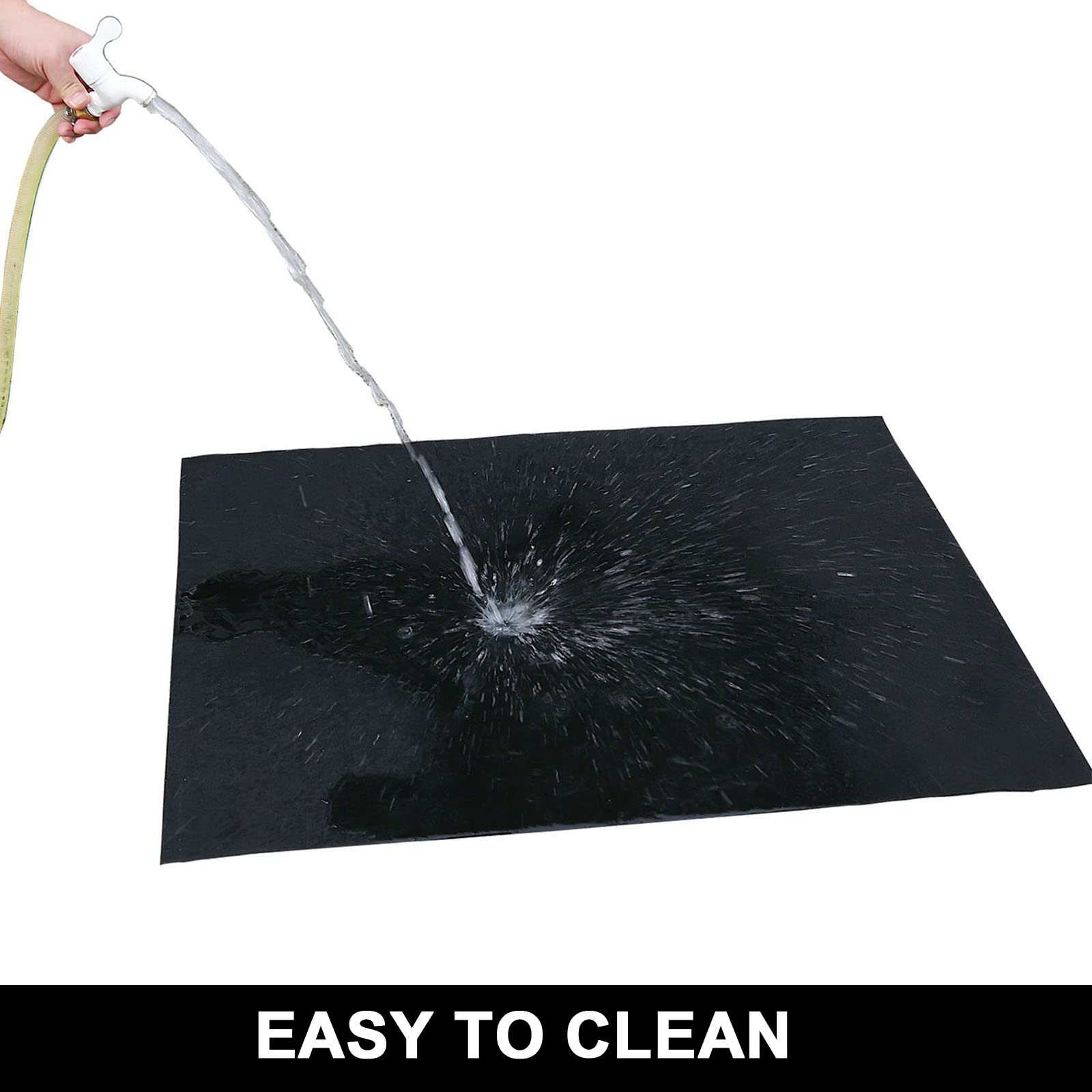 Aibob Oil Spill Mat, 36 X 60 Inches, Garage Floor Mat Under Car, Waterproof Backing Absorbent Pad Protects Floor, Durable, Reusa