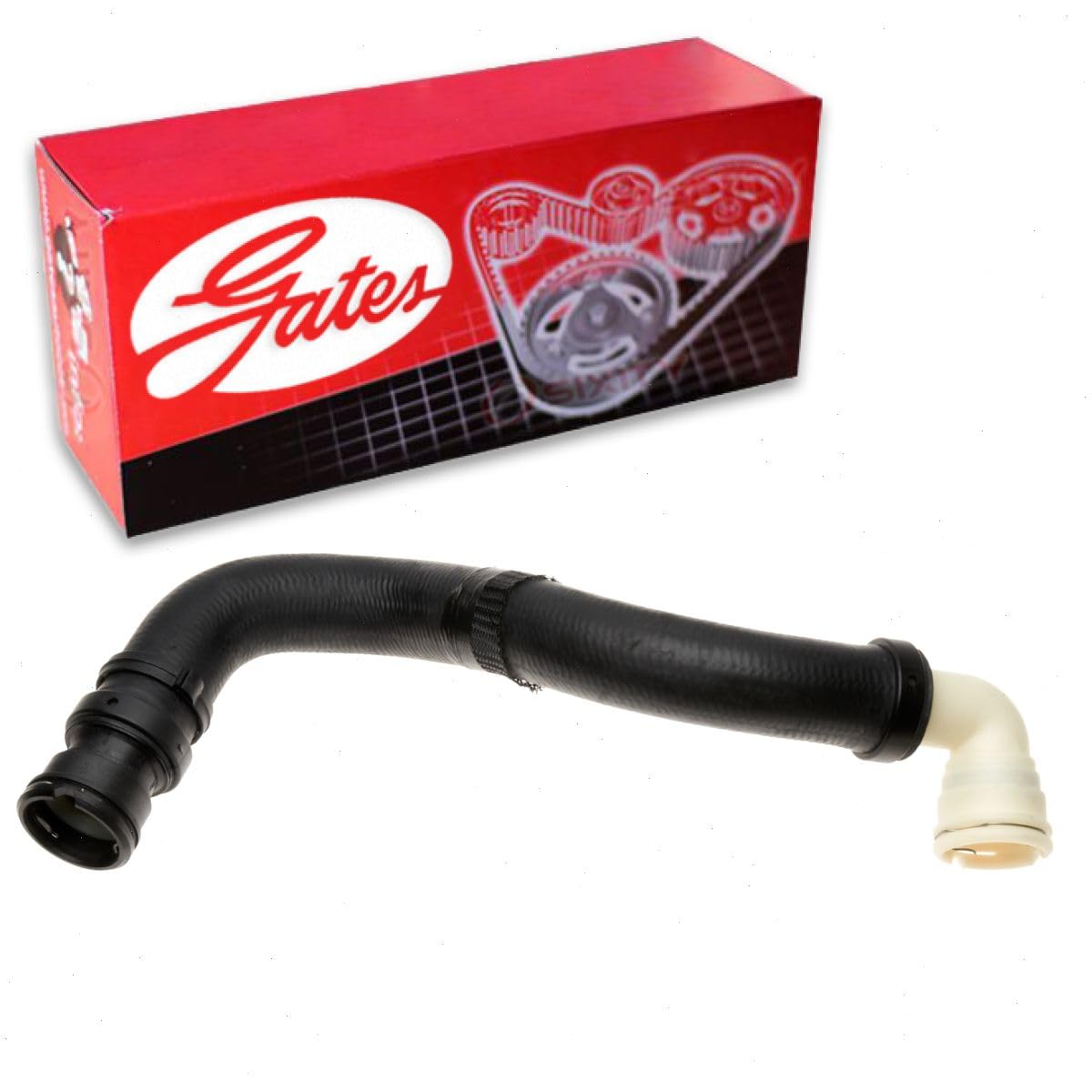 Gates Lower Pipe To Engine Radiator Coolant Hose compatible with Ford F-250 Super Duty 6.4L V8 2008-2010