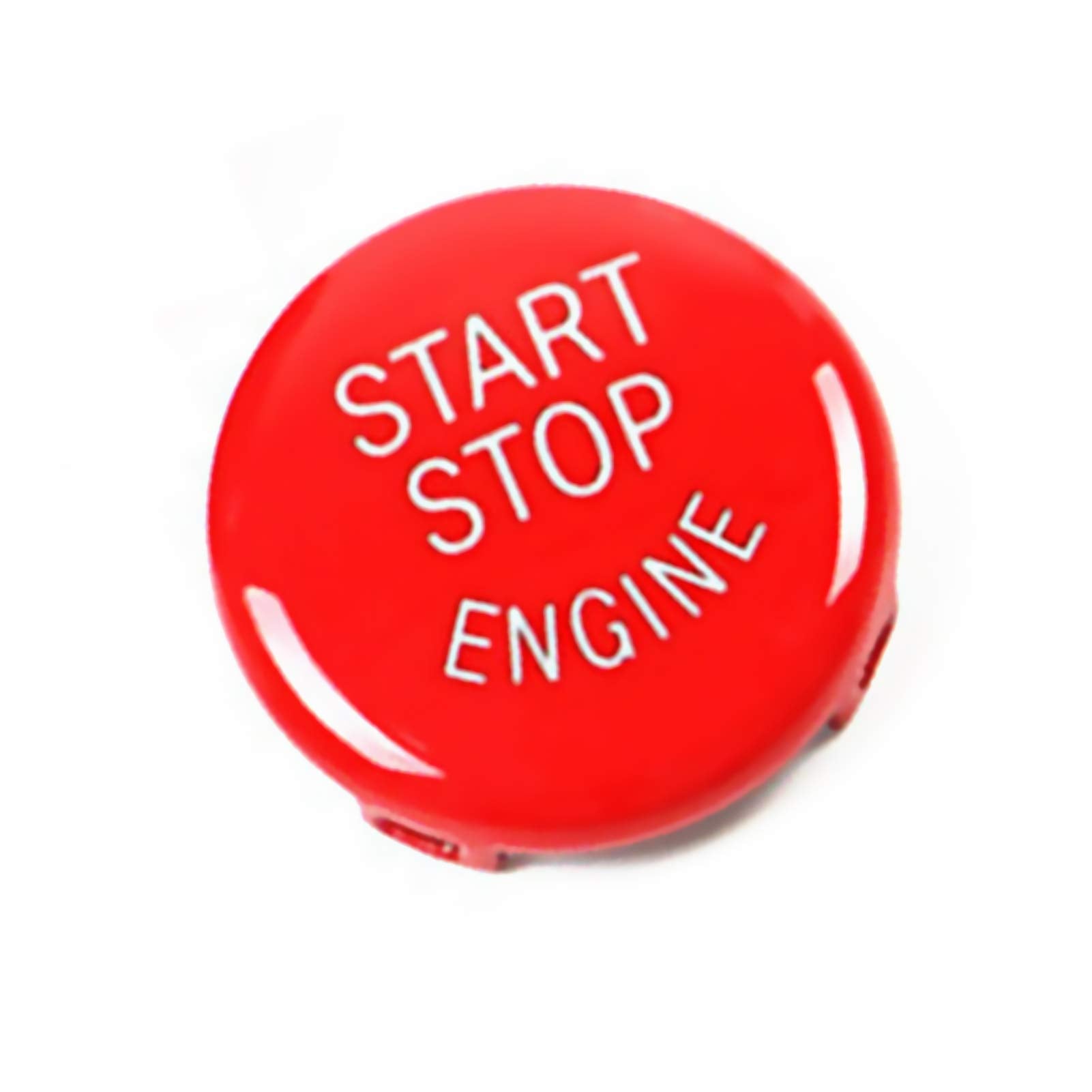 Jaronx Sports Red Start Stop Button Compatible with BMW (1 3 5 6 X1 X3 X5 X6 Series,E81 E90 E91 E60 E63 E84 E83 E70 E71),Engine 