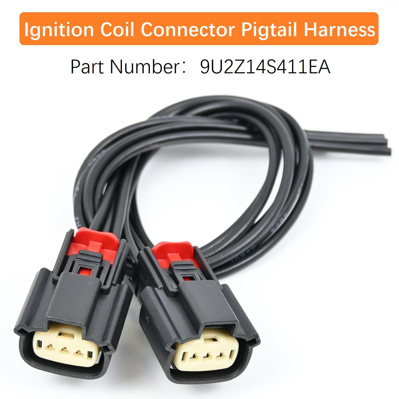 Smart Repairboy 2Pcs Ignition Coil Connector Pigtail Harness for Ford V6 V8 Edge Fusion F150 F350 Explorer Lincoln MKS MKX - Style 1