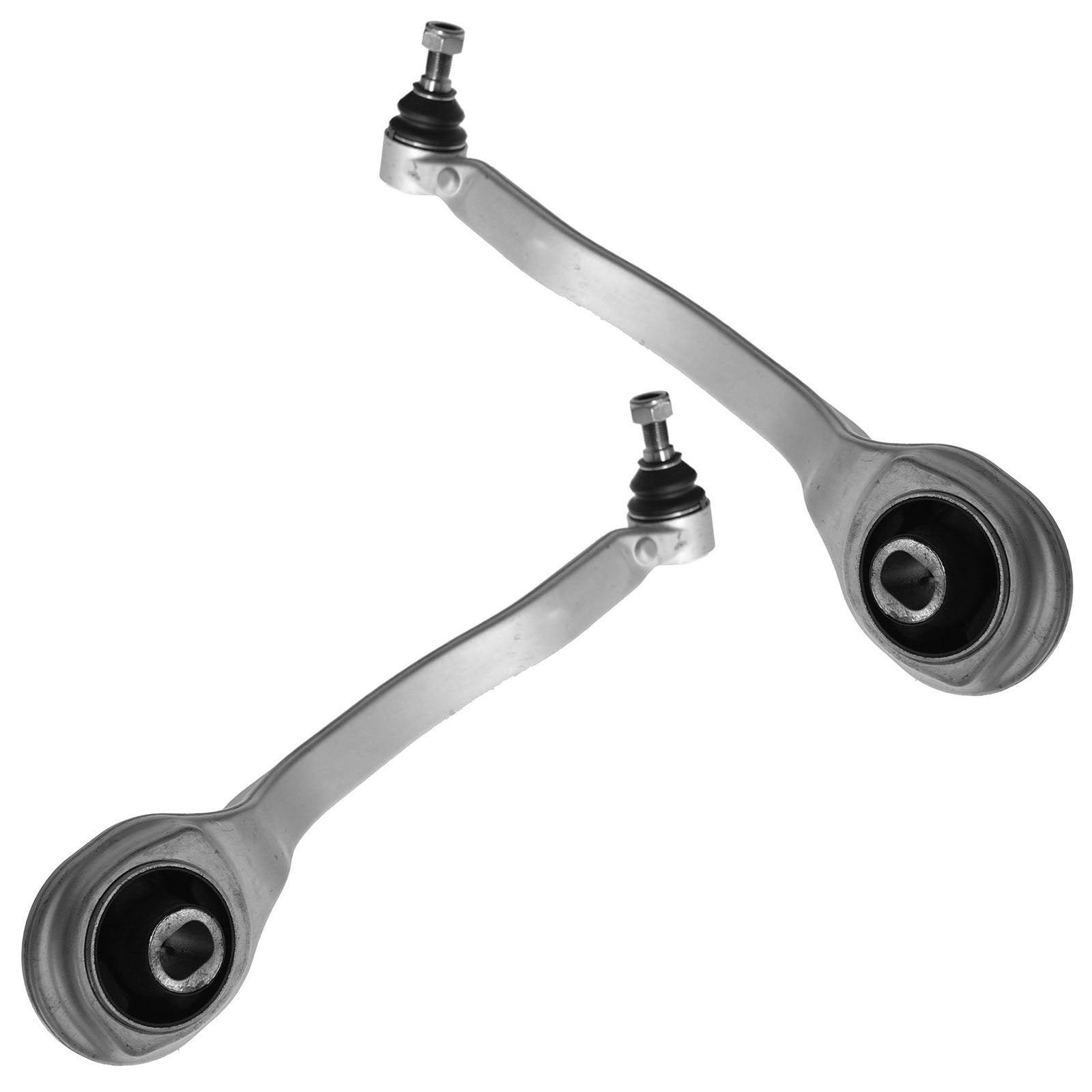 TRQ Control Arm and Ball Joint Set - 2 Piece for 06-09 Mercedes E350, E320, SL500 - Silver - Model PSA62284