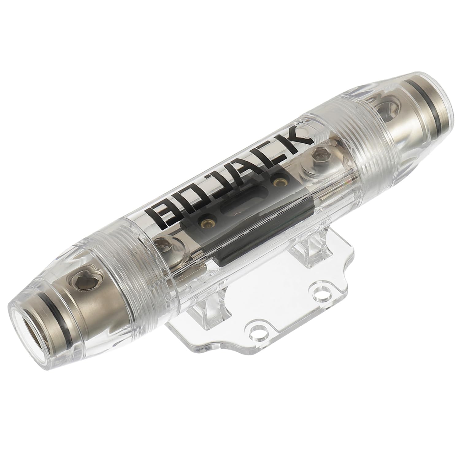 BOJACK ANL Fuse Holder with 250 Amp Fuse,Secure in-Line Installation for 0/2/4 AWG 0, 2, 4 Gauge Wires Fuse Holder 250A