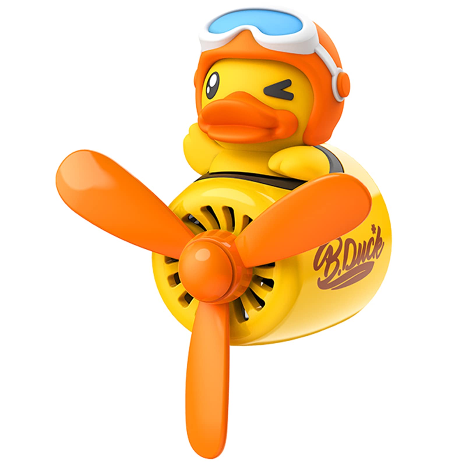 Cacacece Automotive Air Fresheners Cartoon Duck Pilot Car Air Outlet Creative Car Perfume Fragrance