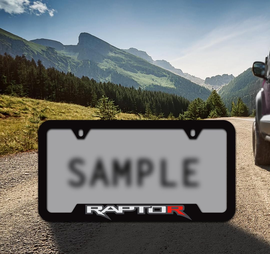 Ford Raptor UV Printed Plastic License Plate Frame