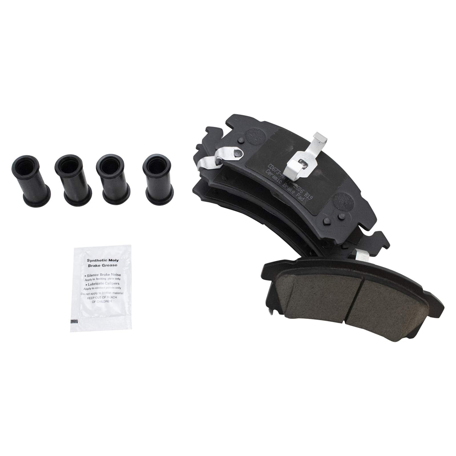 Trq Front Brake Pad & Rotor Kit Brake Pads Brake Rotor Ceramic Compatible With 1996-1998 Buick Skylark 1996 Chevrolet Beretta 19
