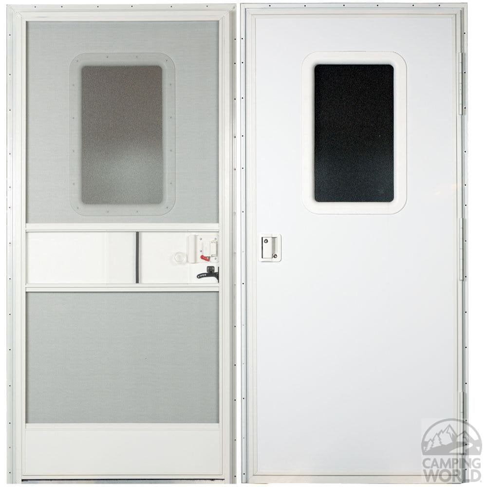 AP Products 015-217717 RV Square Entrance Door - 26 x 72, Polar White
