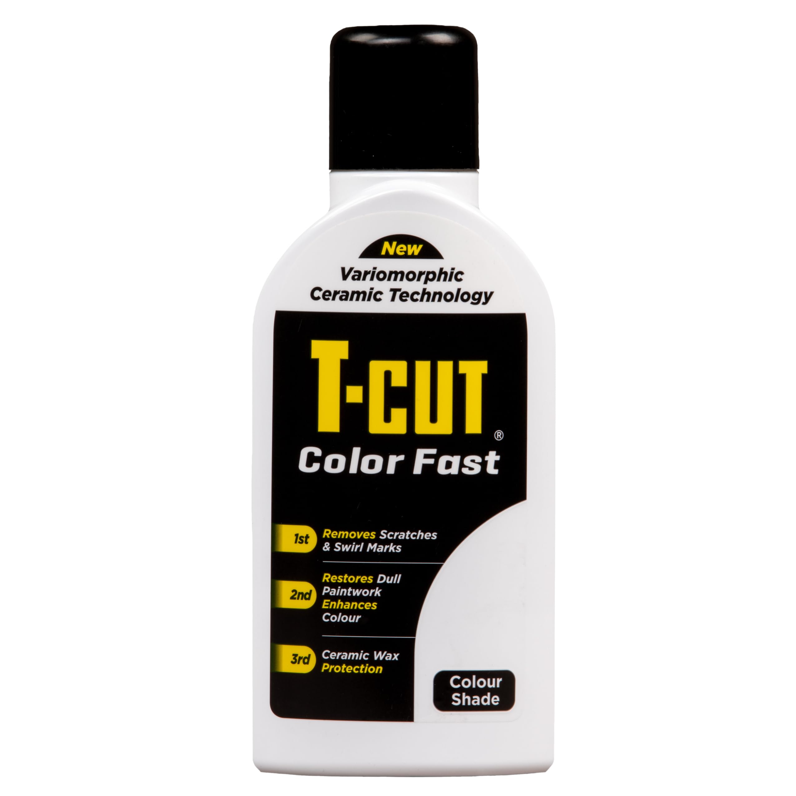 Car Gods T-Cut White Scratch Remover Car Polish, 17 Fl Oz, Wax, White, Model CMW001, Restores Paintwork, 13 Colors Available