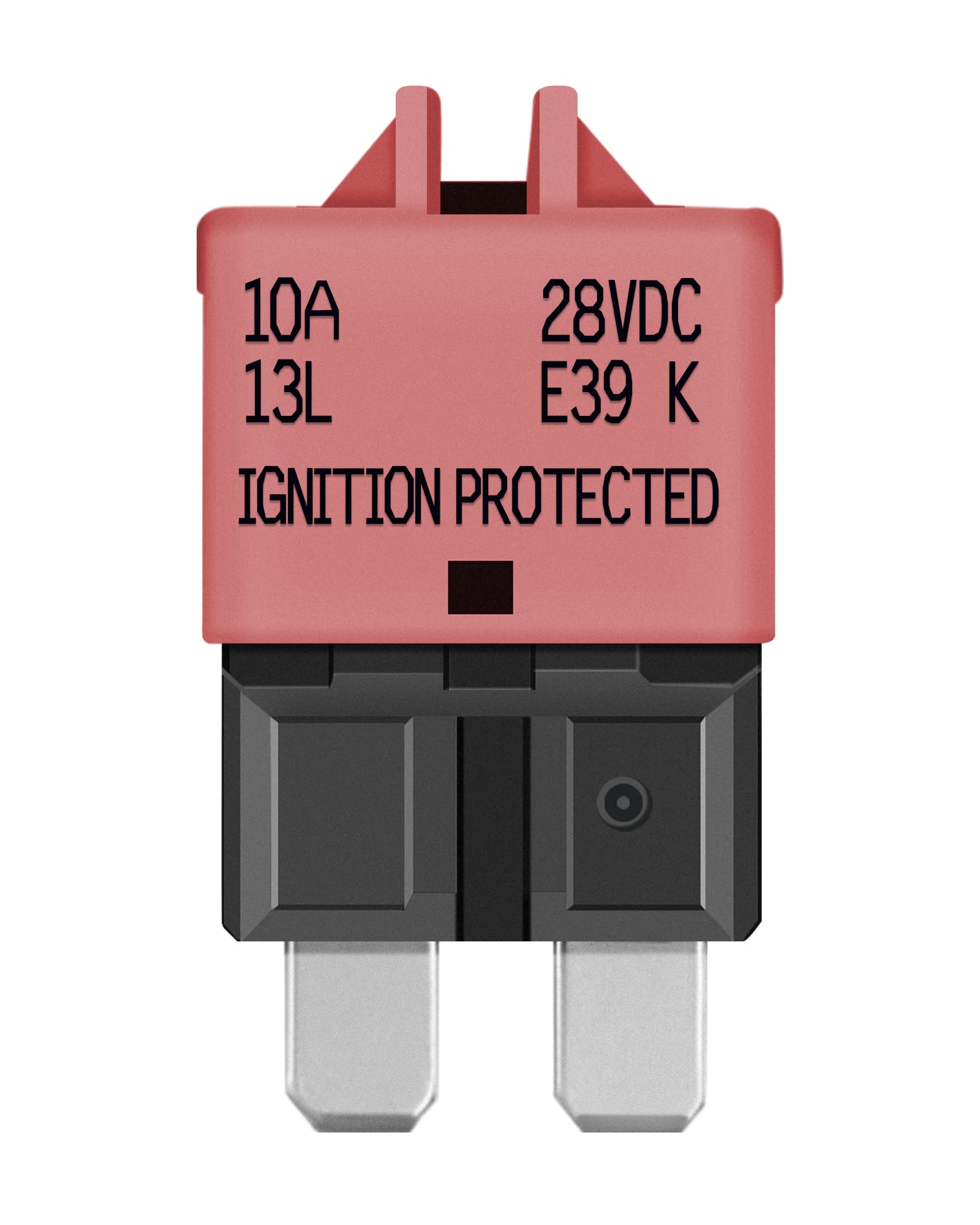 LENKRAD 10A Resettable Fuse Breaker - Low Profile ATC/ATO, 5 Pack, 12V-32V DC, Durable Plastic, Model F0162-5PK