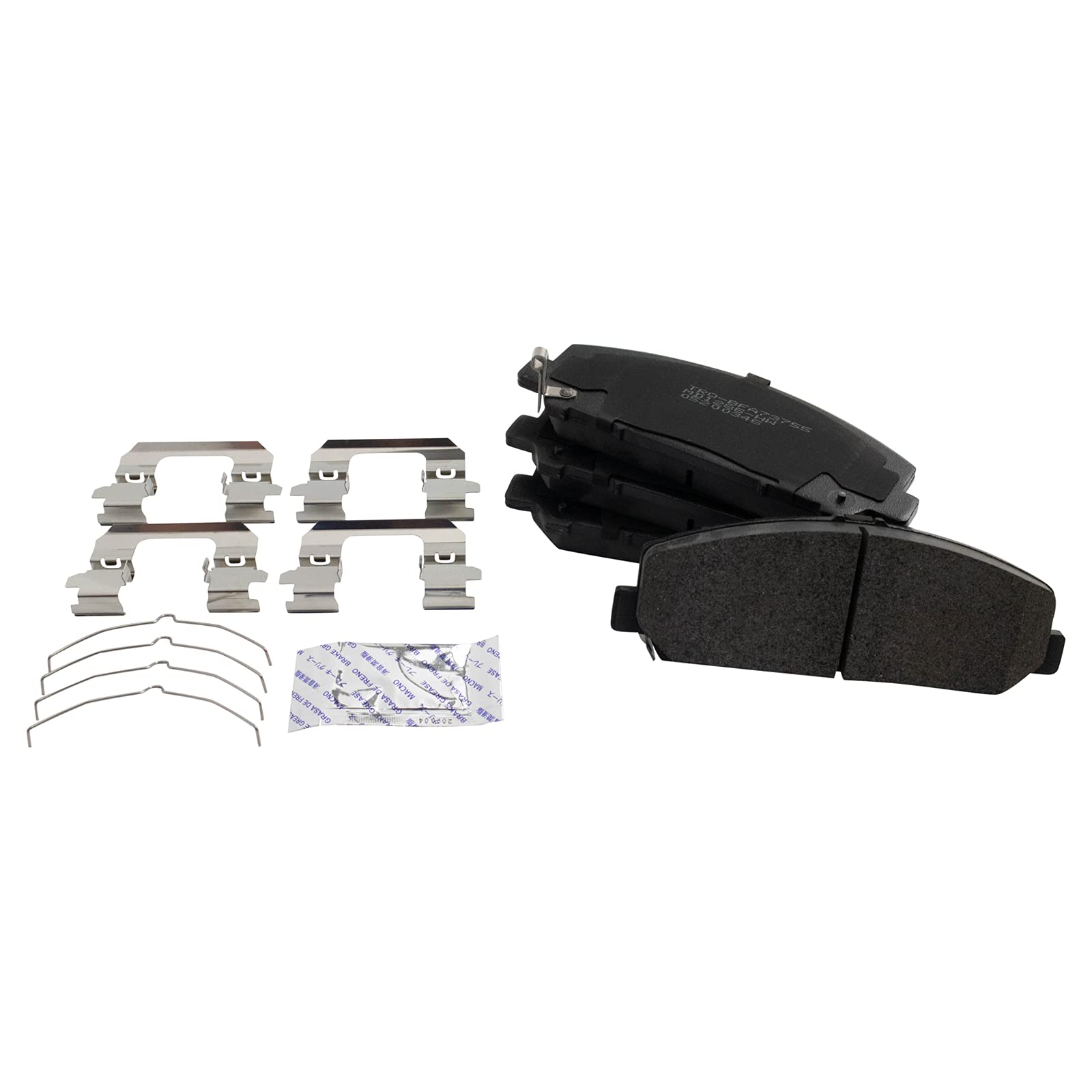 Trq Brake Pad & Rotor Kit Semi-Metallic Front Compatible With 2008-2010 Infiniti Qx56 2008-2011 Nissan Armada Titan