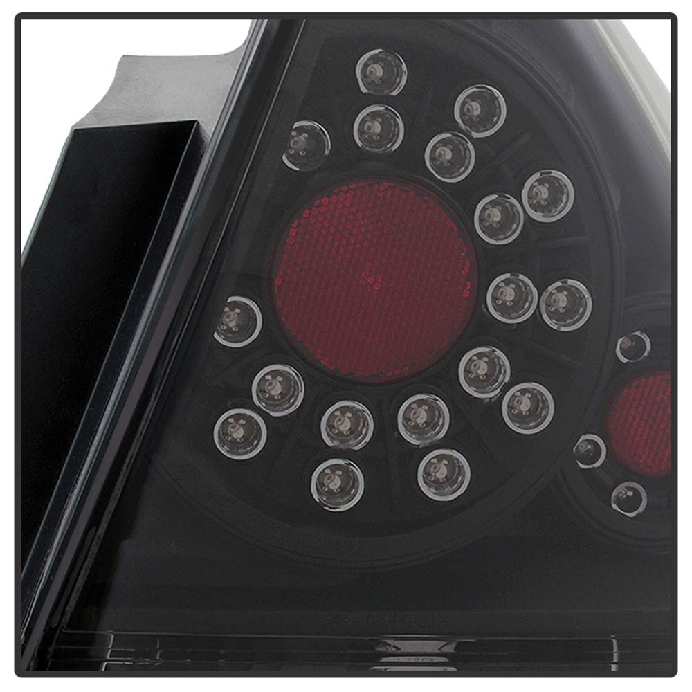 Acanii - For Black Smoked 2006-2013 Chevy Impala Led Tail Lights Brake Lamps Left+Right 06-13
