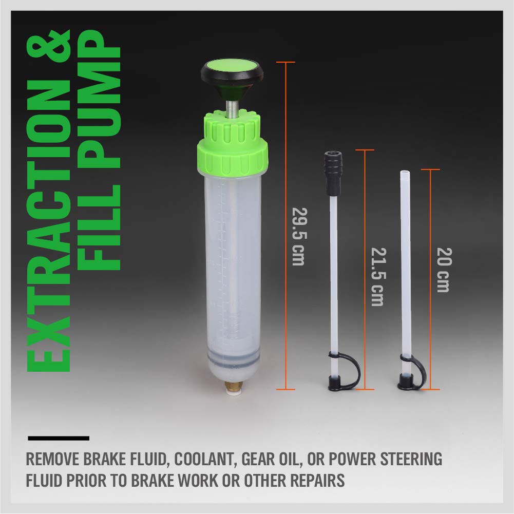 Swanlake 200Cc Fluid Extractor, Extraction&Fill Pump,Fluid Syringe Pump Manual Suction Vacuum Fuel Car Transfer